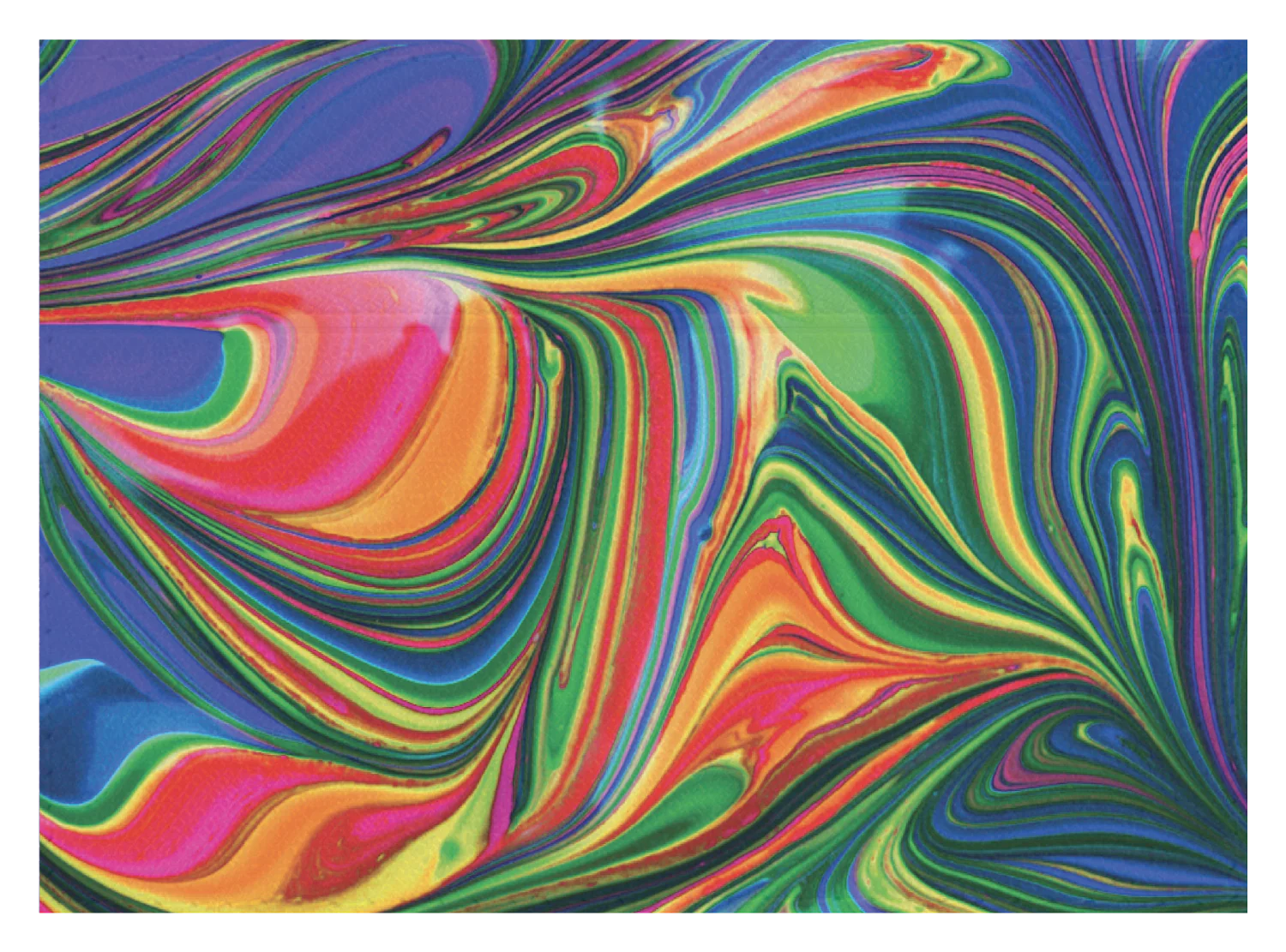 Abstract Paint Rainbow - Image 2