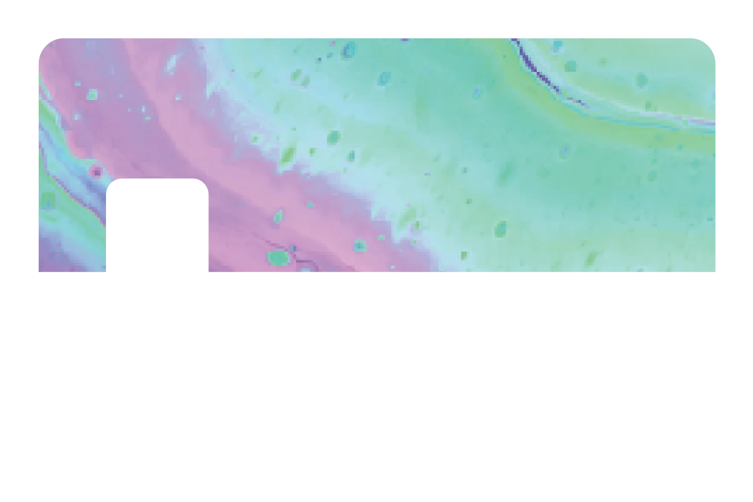Abstract Paint Teal and Purple - Image 7