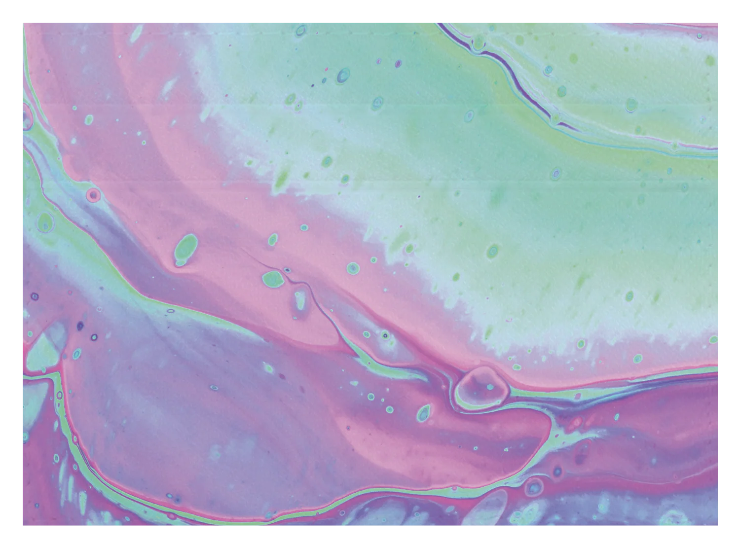 Abstract Paint Teal and Purple - Image 7