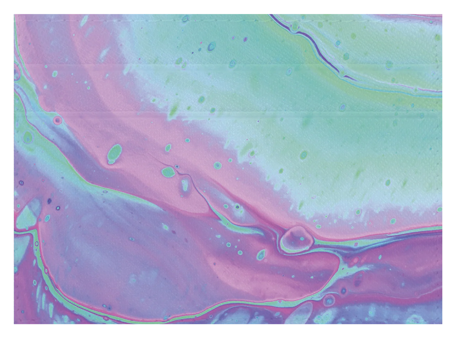 Abstract Paint Teal and Purple - Image 8