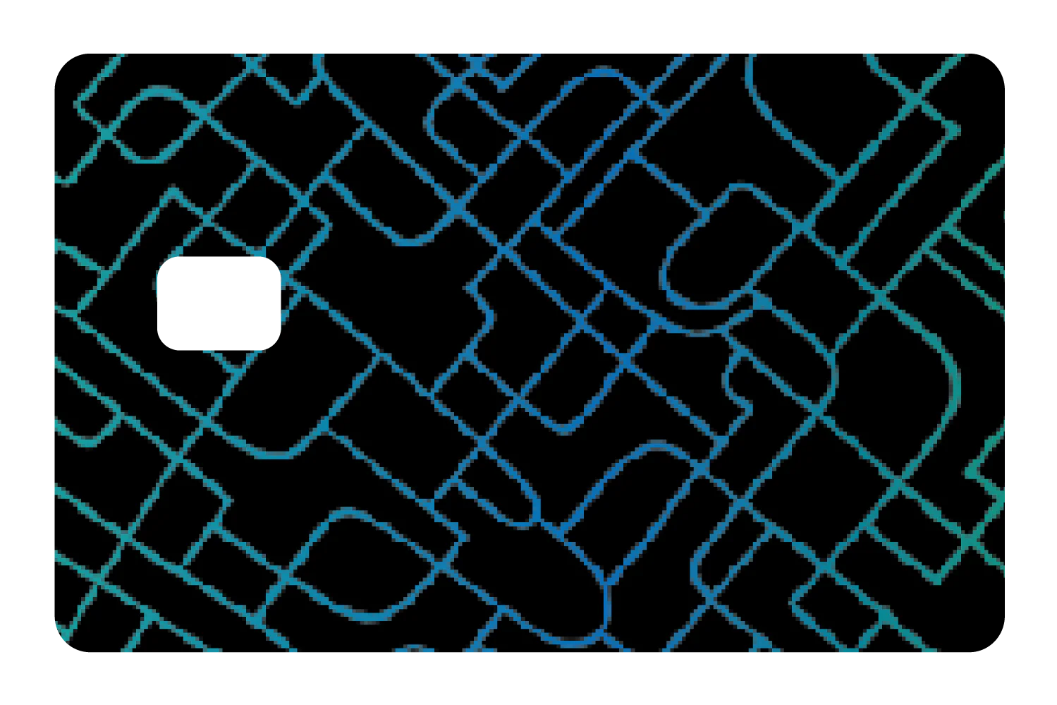 Abstract Pattern Blue - Image 2