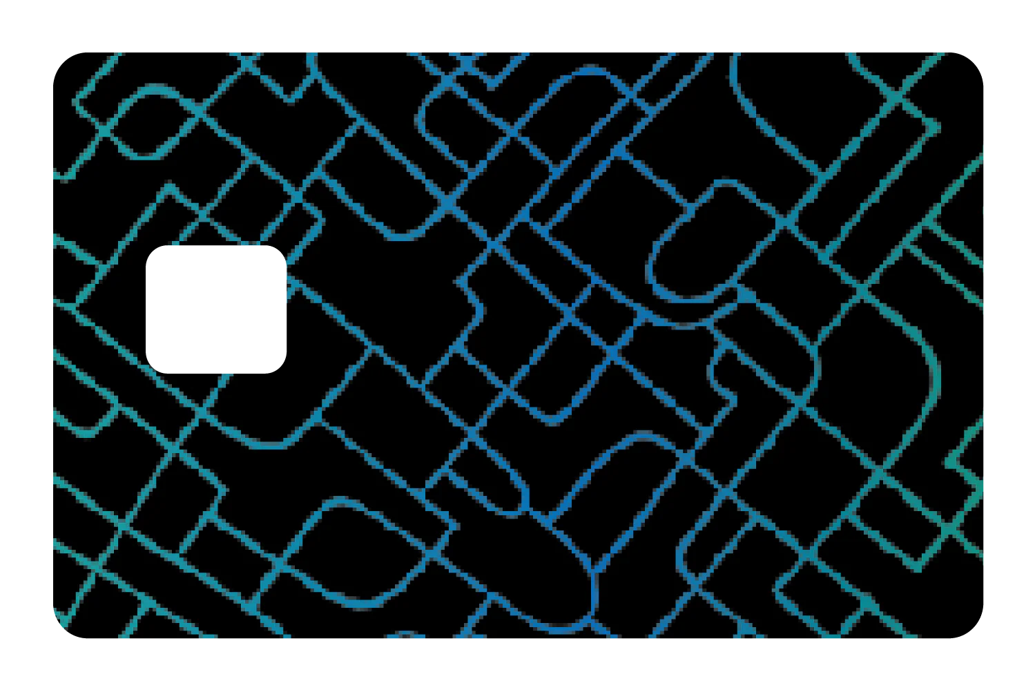 Abstract Pattern Blue - Image 3