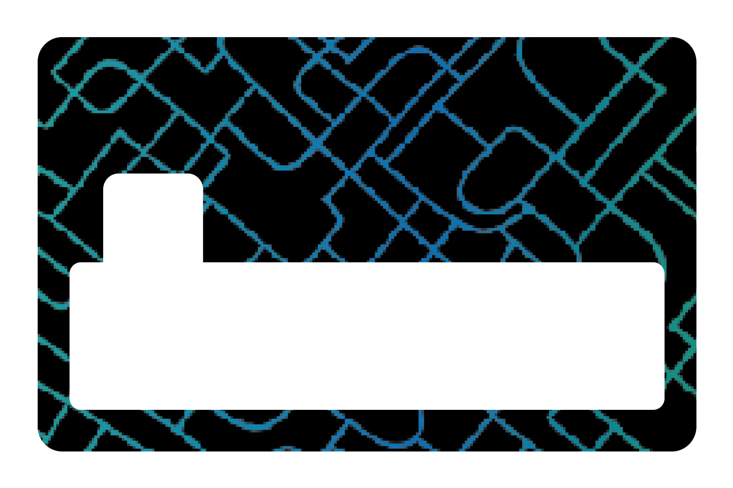 Abstract Pattern Blue - Image 4