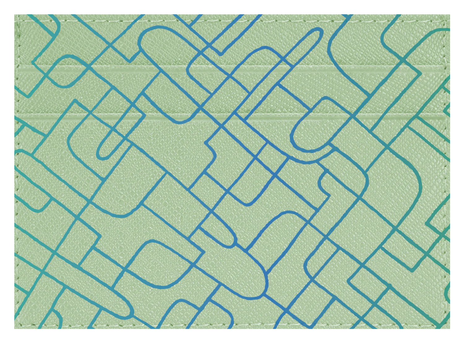 Abstract Pattern Blue - Image 2