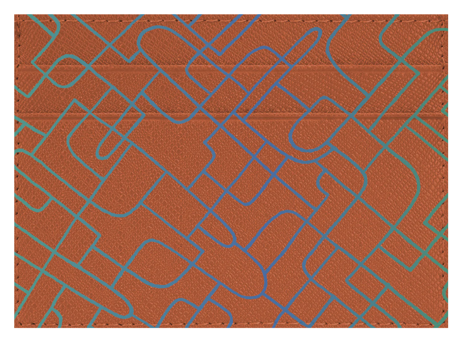 Abstract Pattern Blue - Image 5