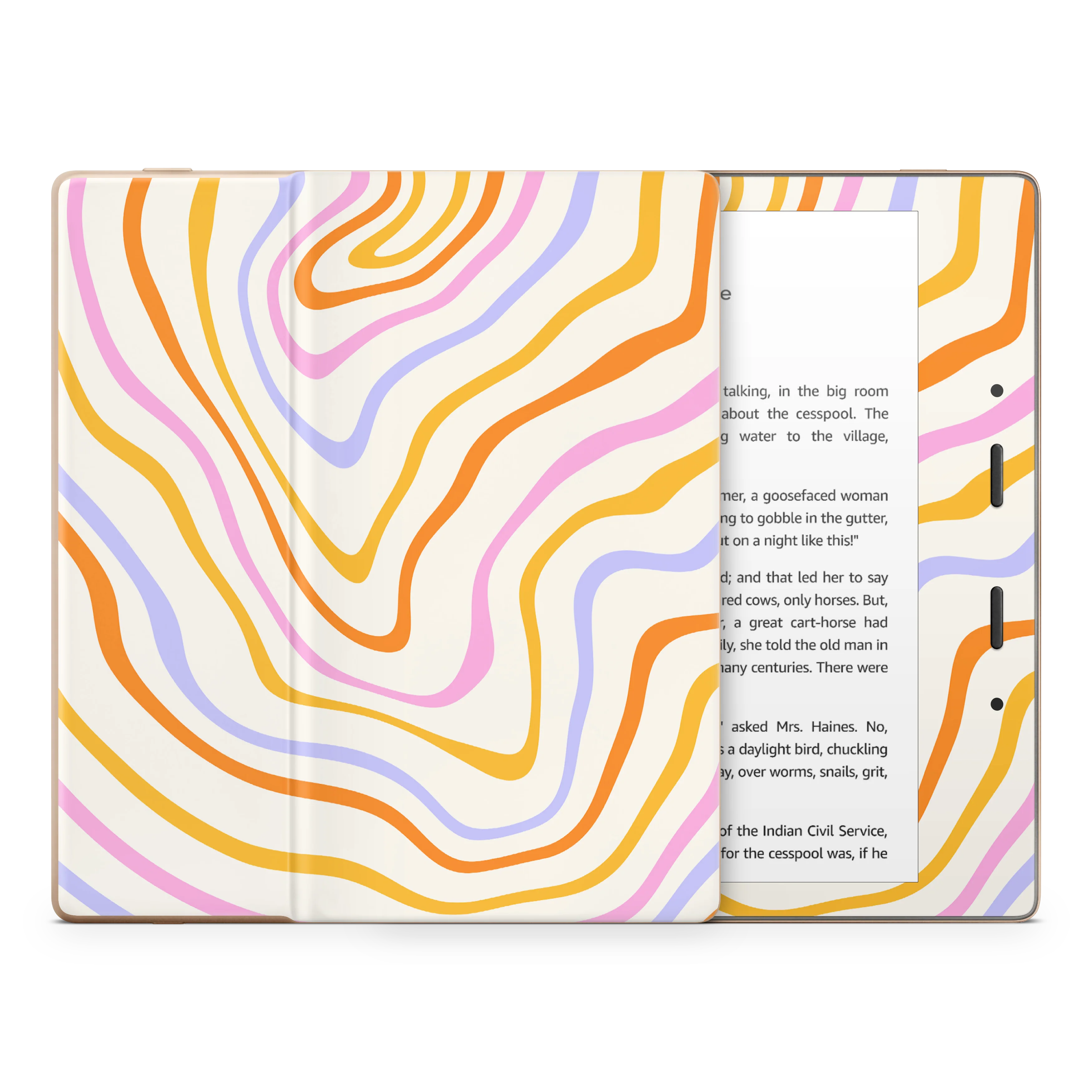 Abstract Rainbow Kindle Skin - Image 3