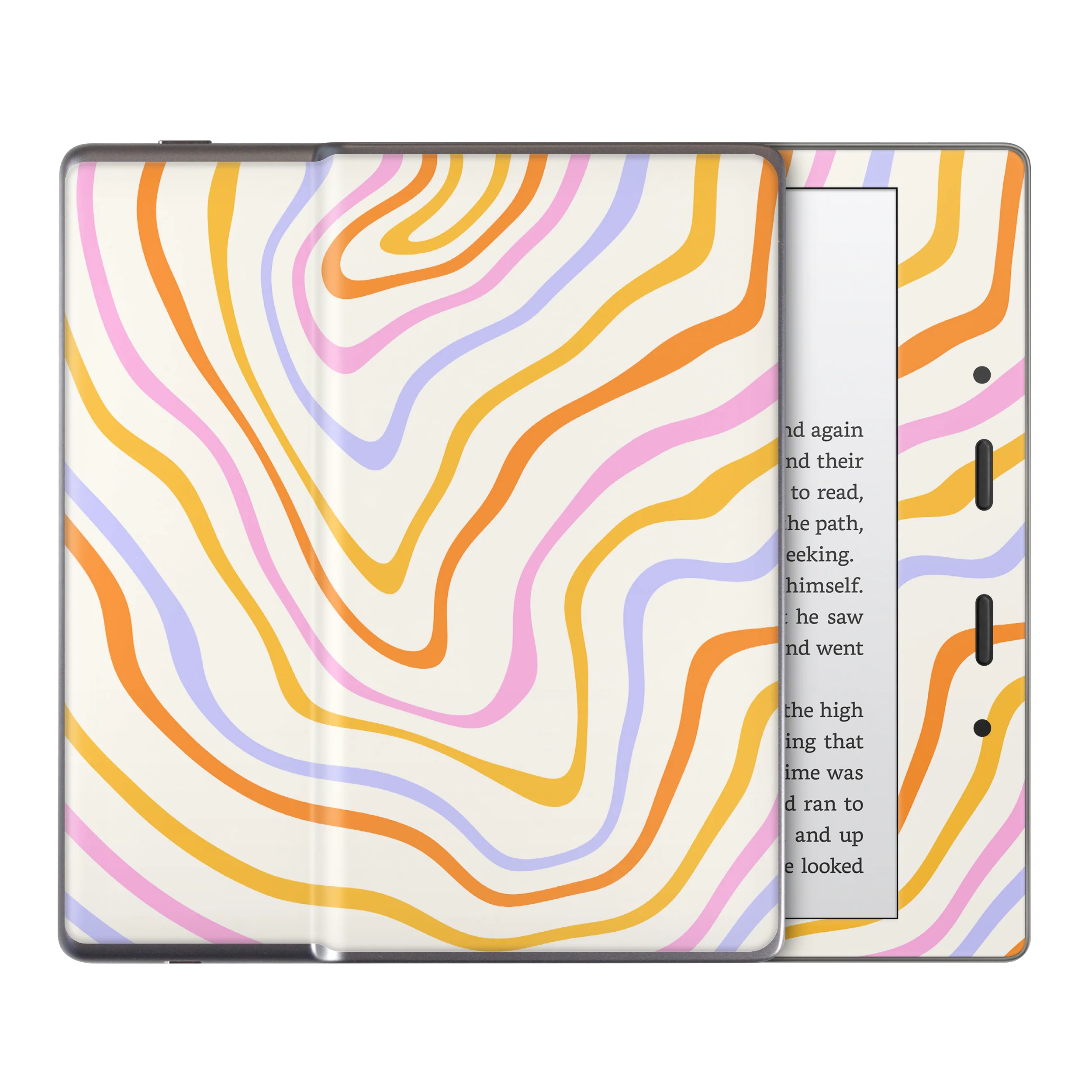 Abstract Rainbow Kindle Skin - Image 4
