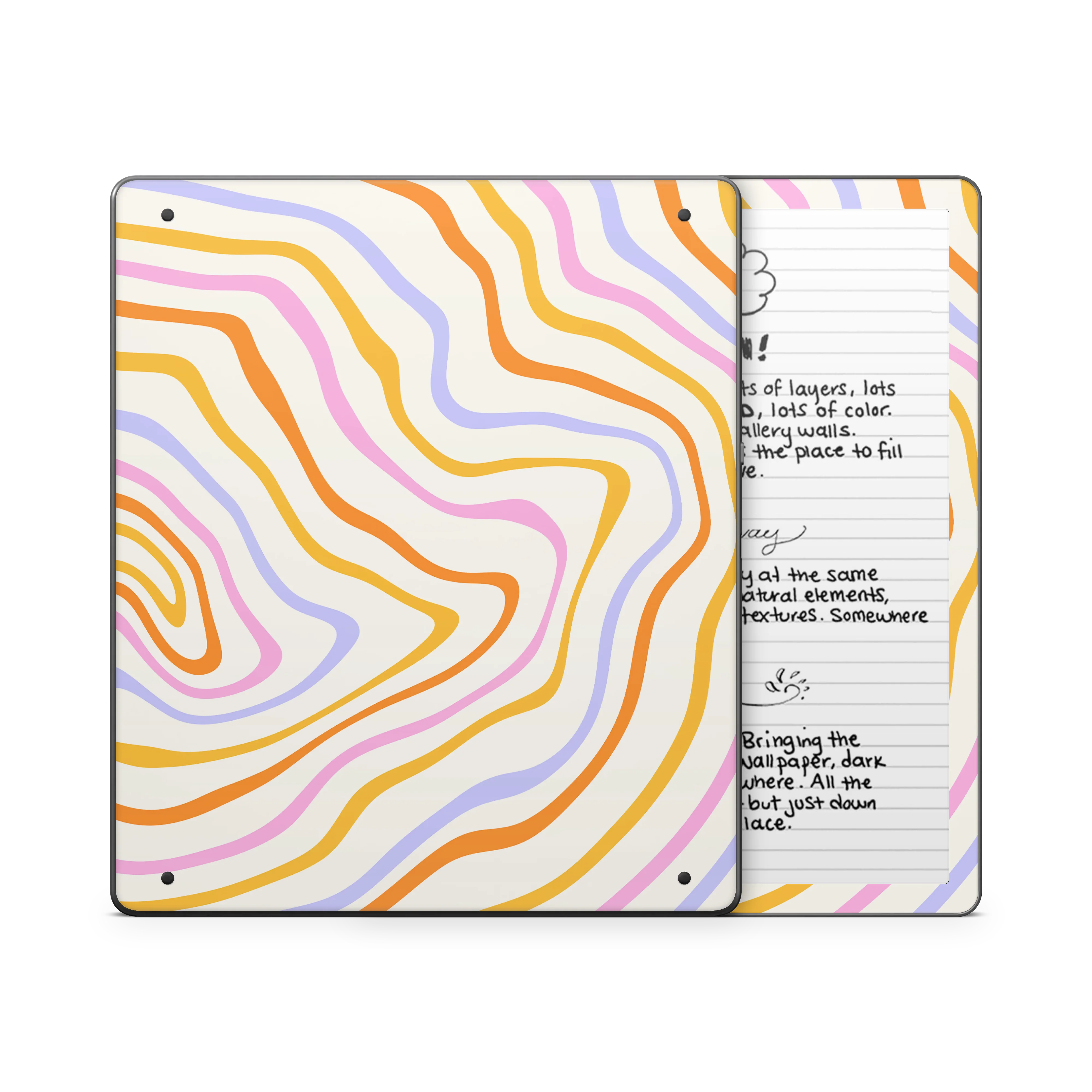 Abstract Rainbow Kindle Skin - Image 7