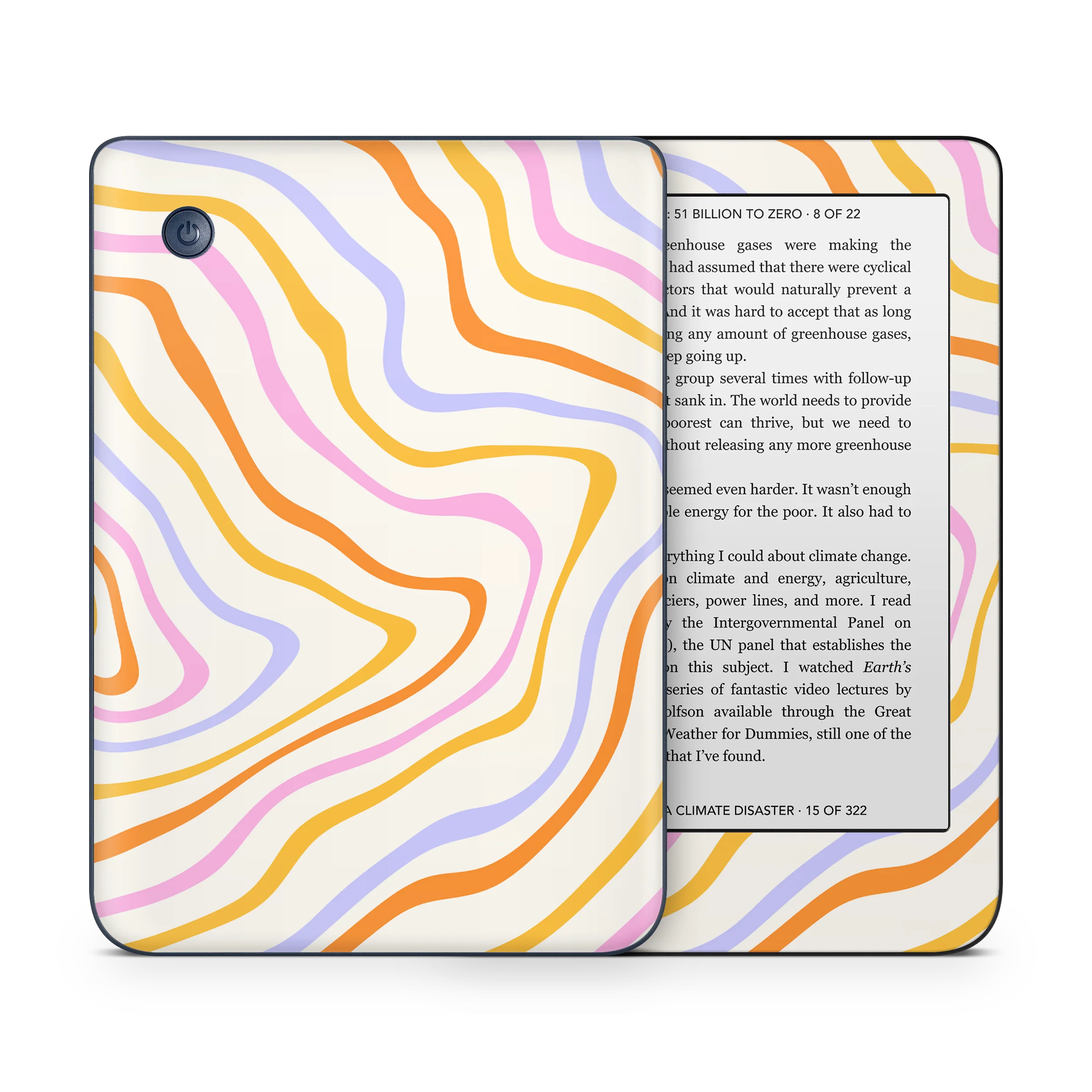 Abstract Rainbow Kobo Skin