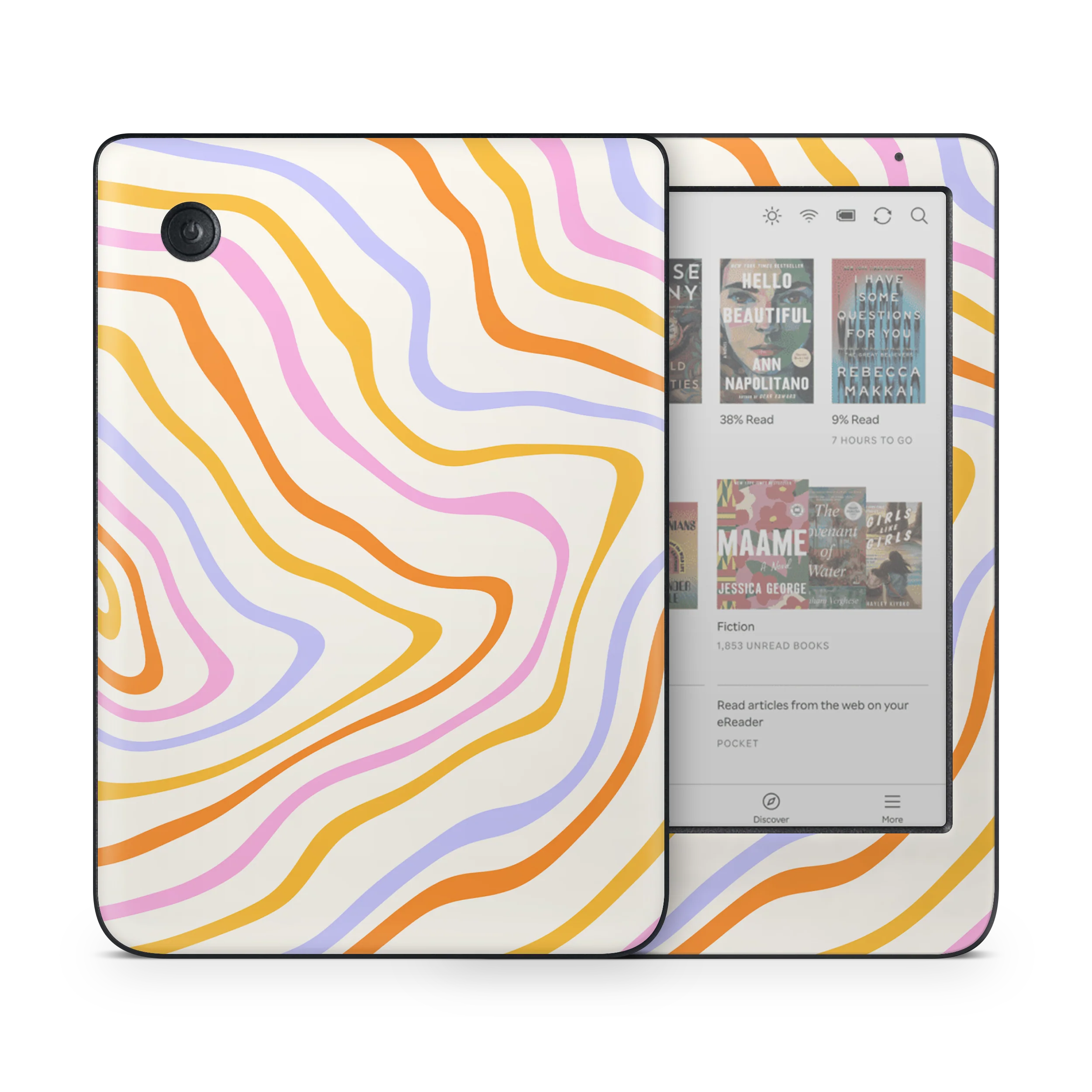 Abstract Rainbow Kobo Skin - Image 2