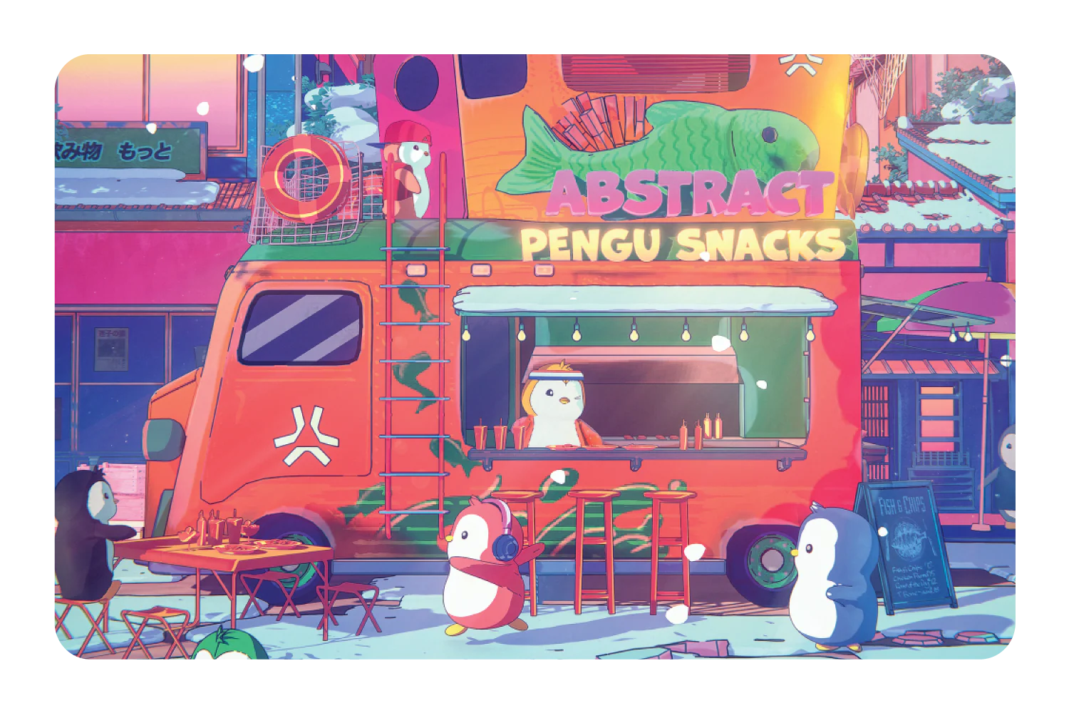 Abstract x Pengu