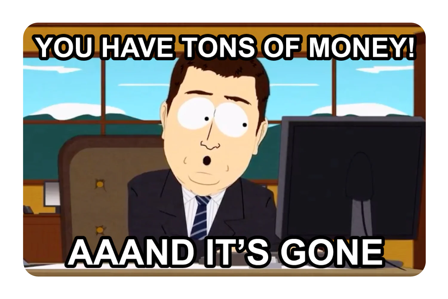 And It's Gone!