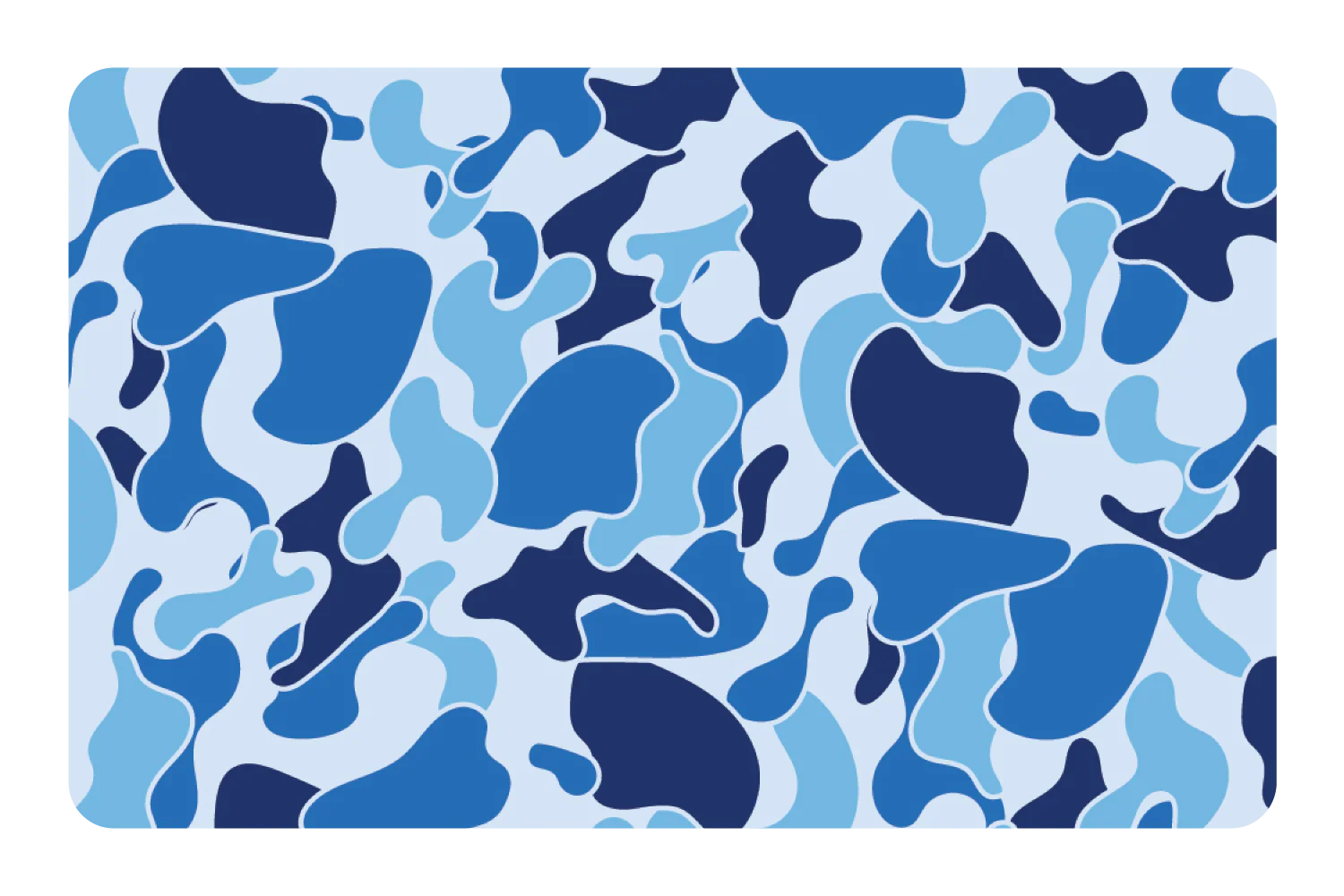 Ape Camo Blue