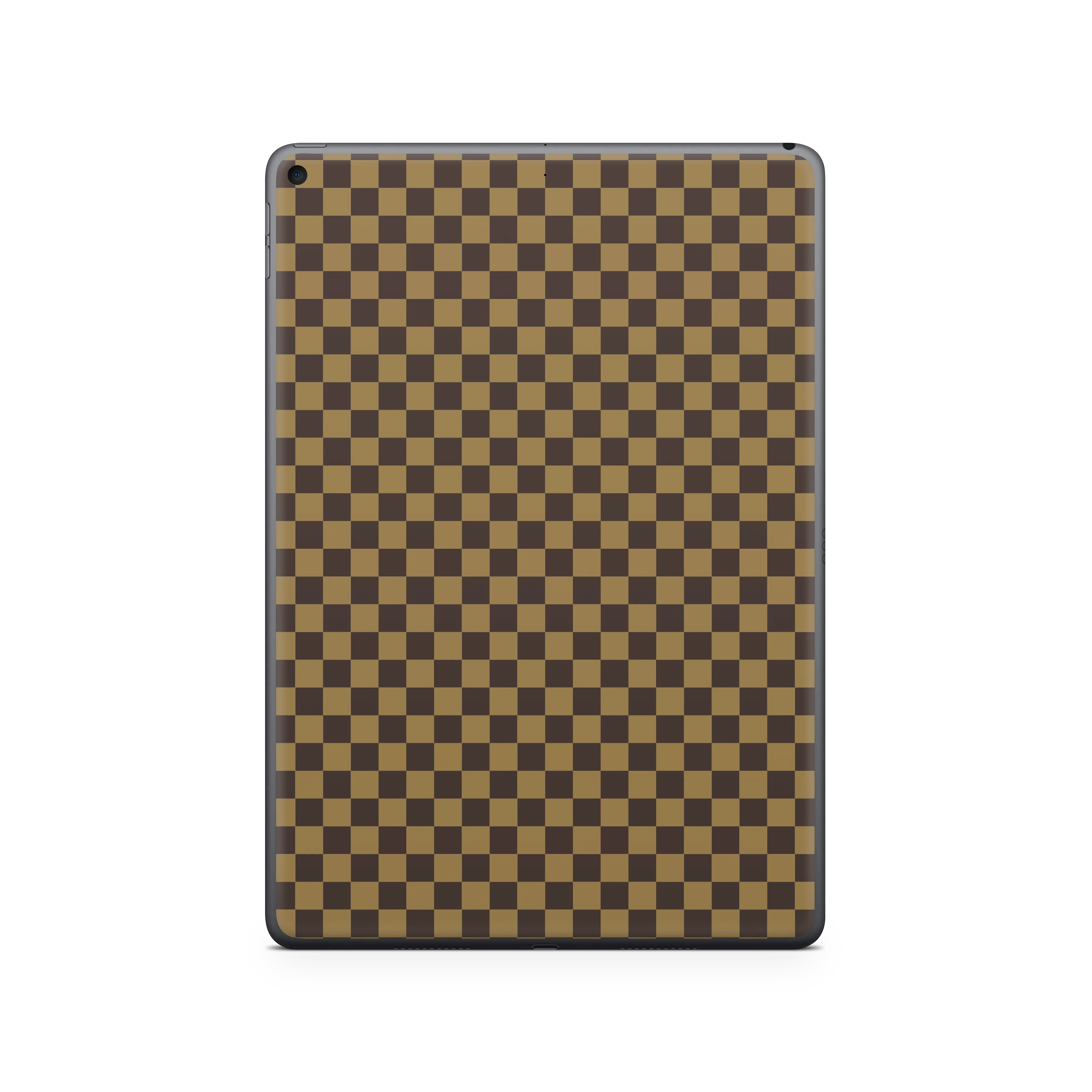 Apple iPad Skin Checkers brown - Image 6