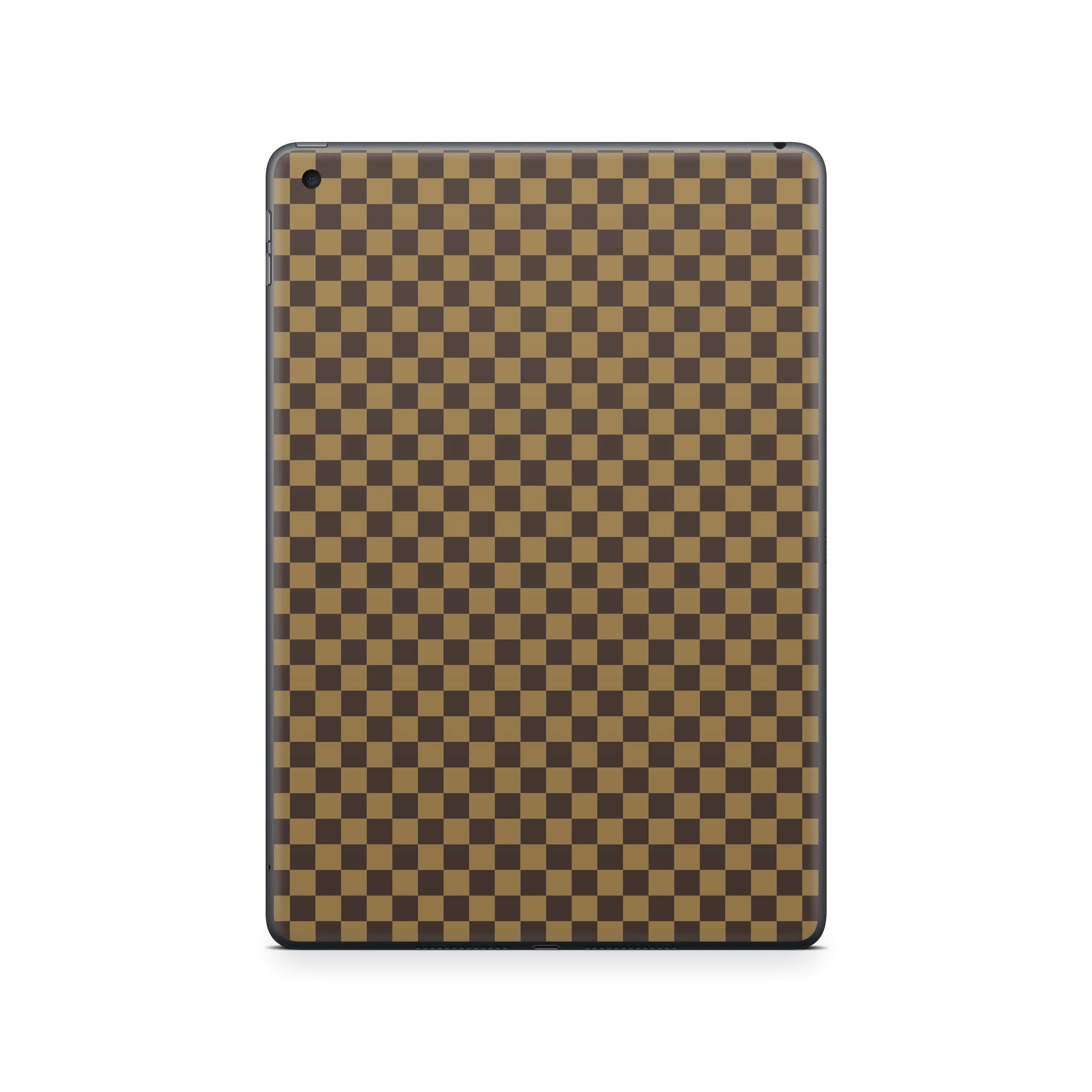 Apple iPad Skin Checkers brown - Image 8