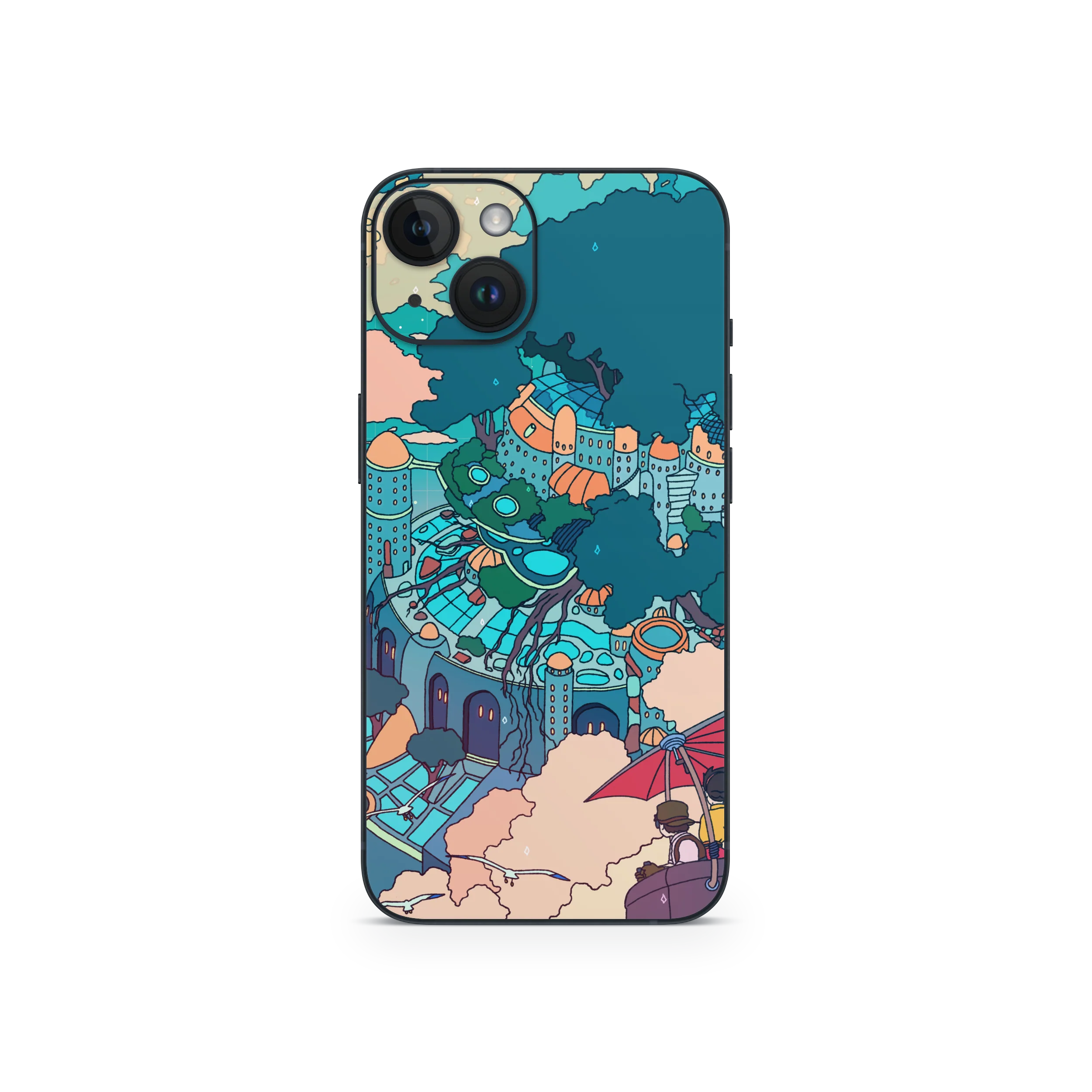 Apple iPhone Castle in the Sky Skin - Image 10