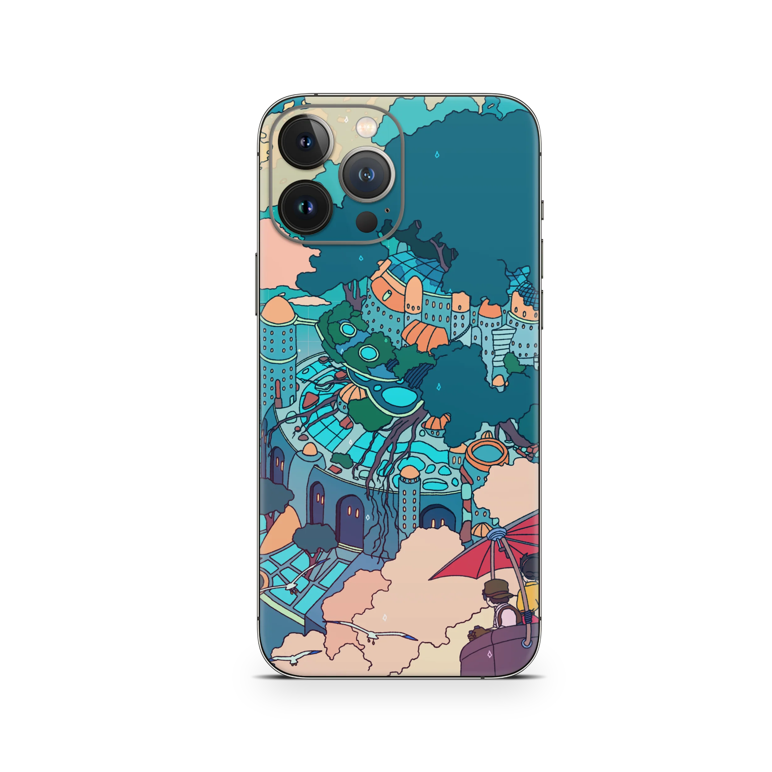 Apple iPhone Castle in the Sky Skin - Image 12