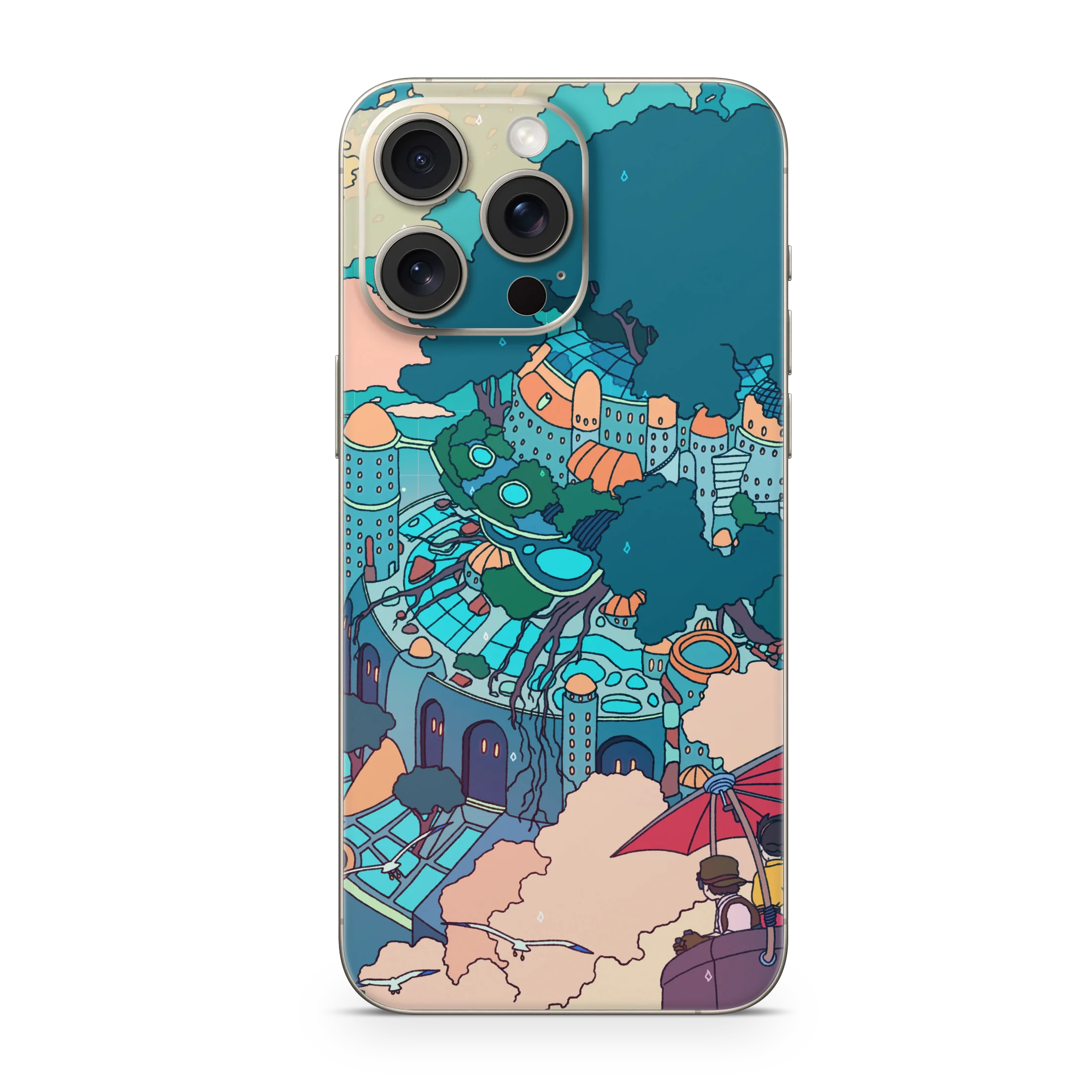 Apple iPhone Castle in the Sky Skin - Image 4