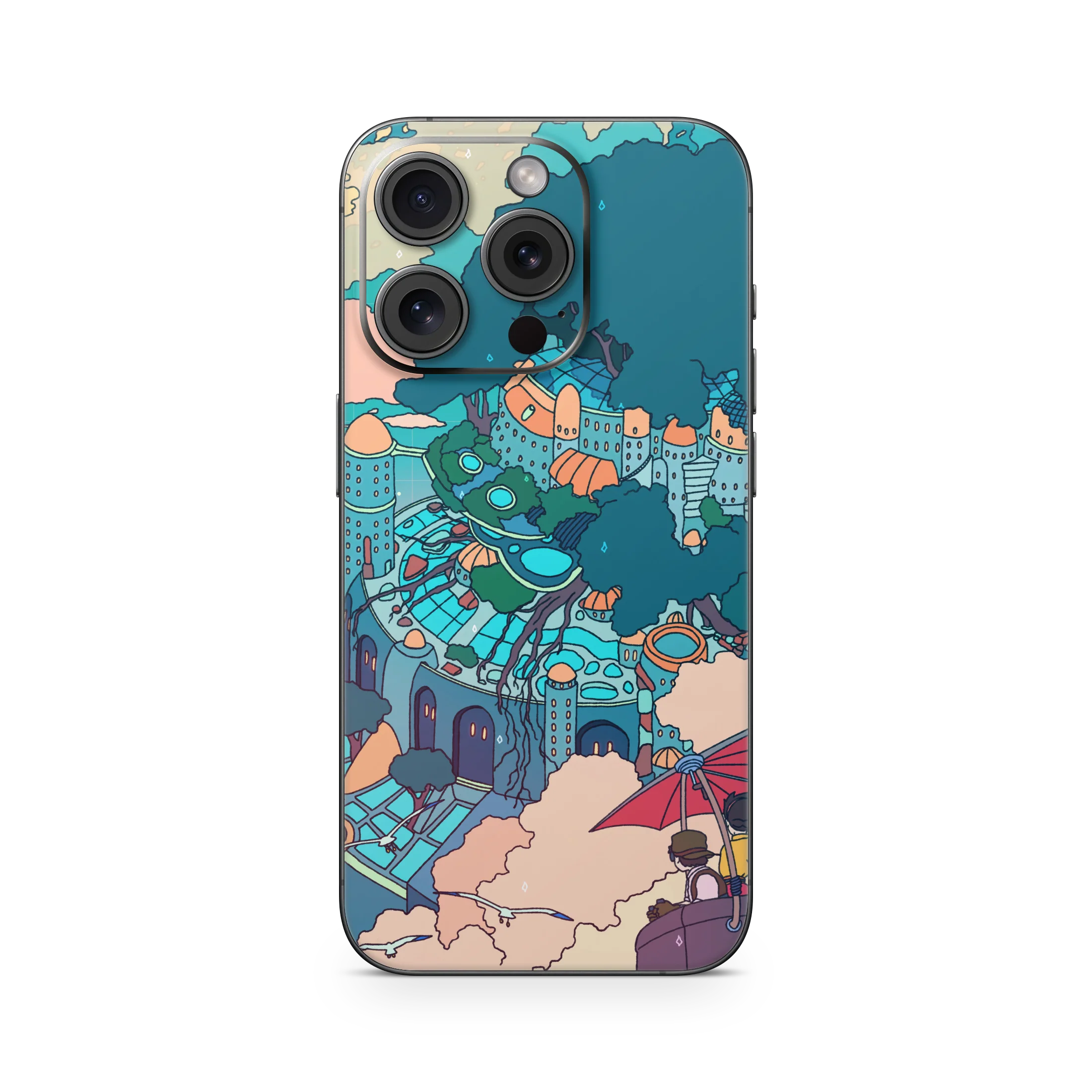 Apple iPhone Castle in the Sky Skin - Image 5
