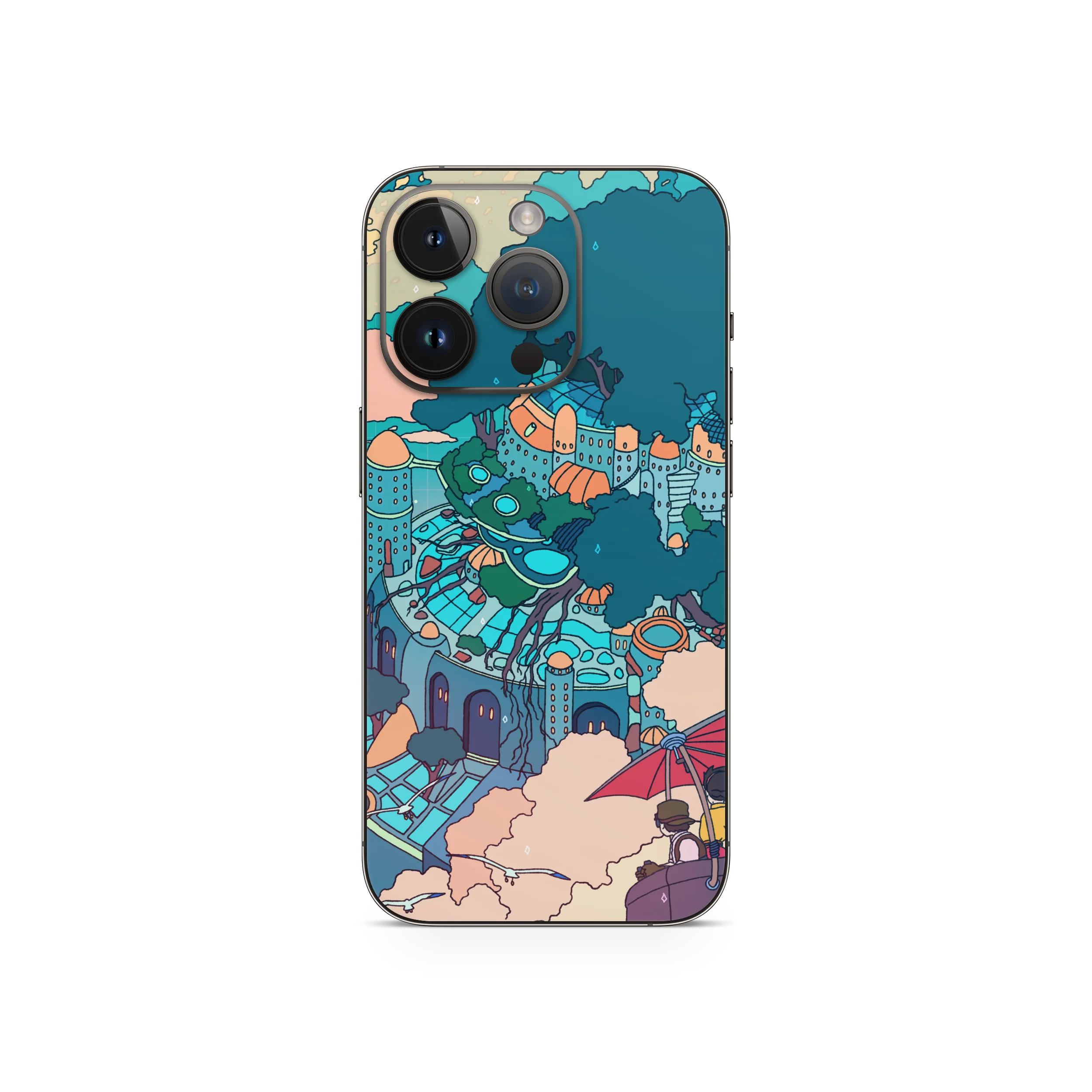 Apple iPhone Castle in the Sky Skin - Image 9