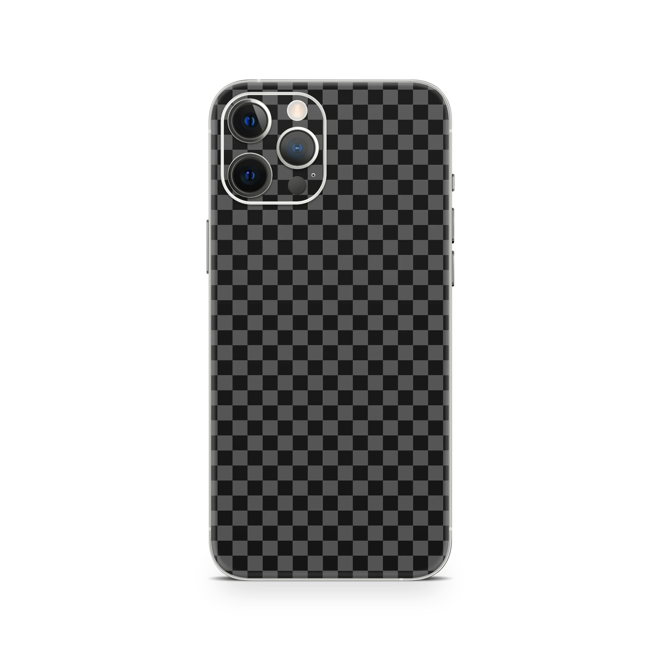 Apple iPhone Checkers black Skin - Image 15