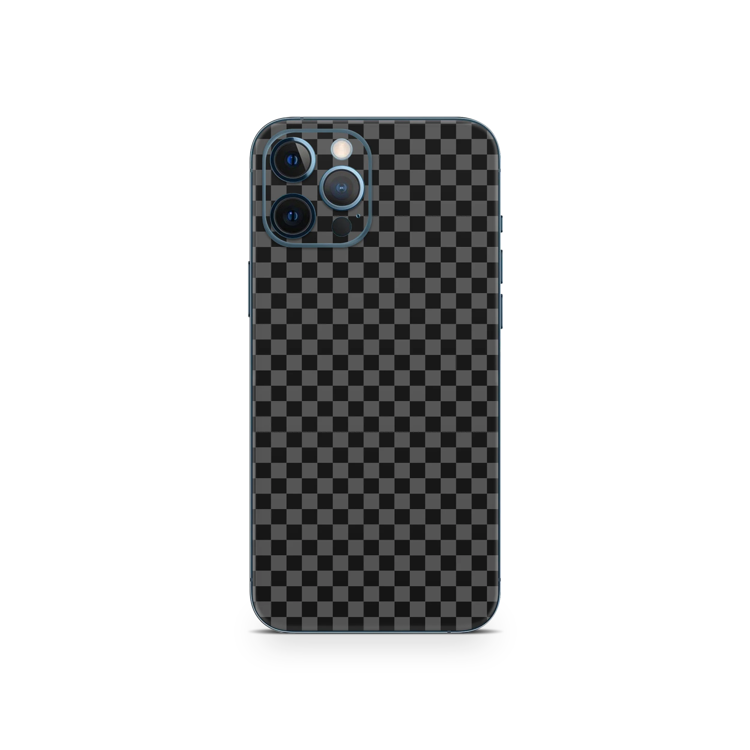 Apple iPhone Checkers black Skin - Image 16
