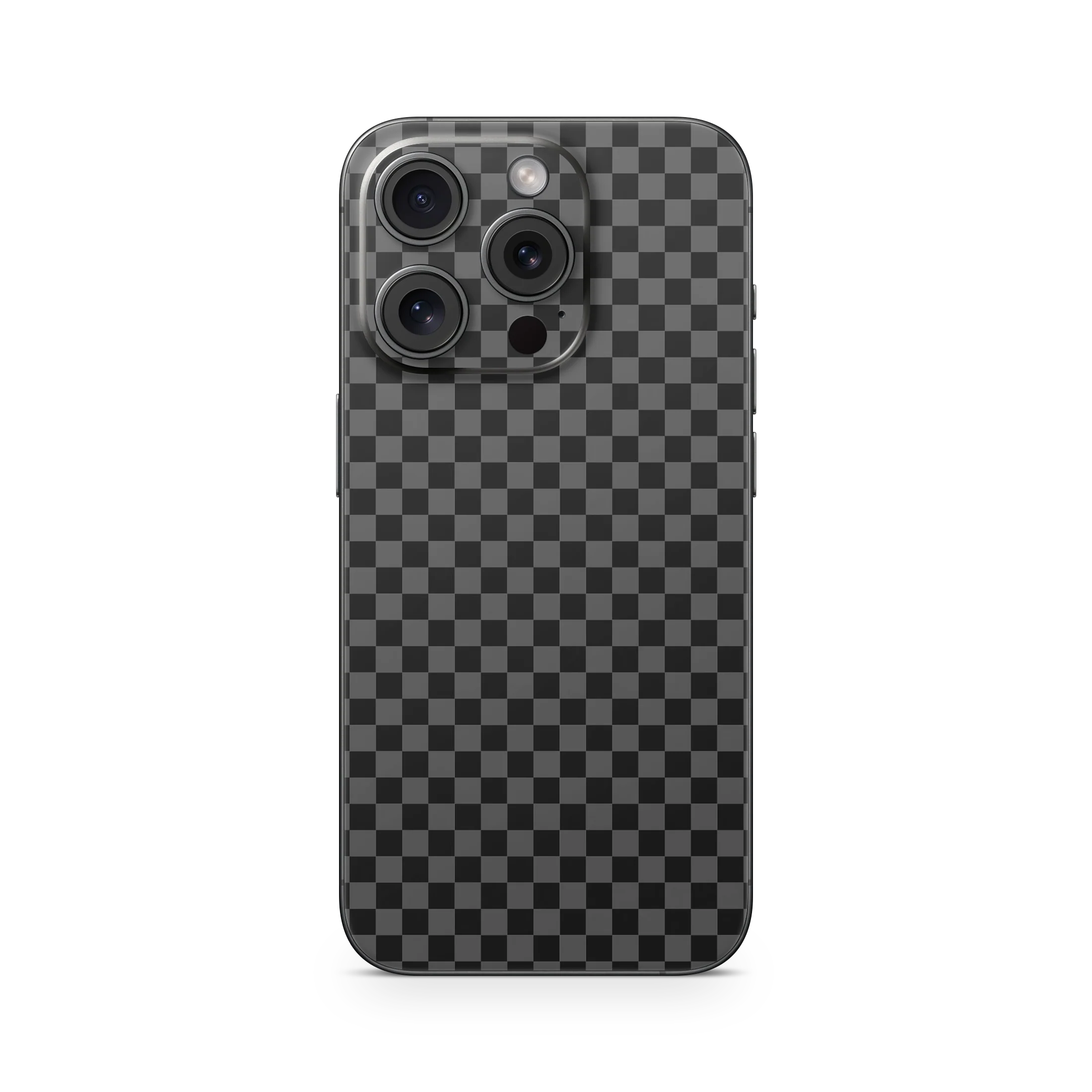 Apple iPhone Checkers black Skin - Image 4