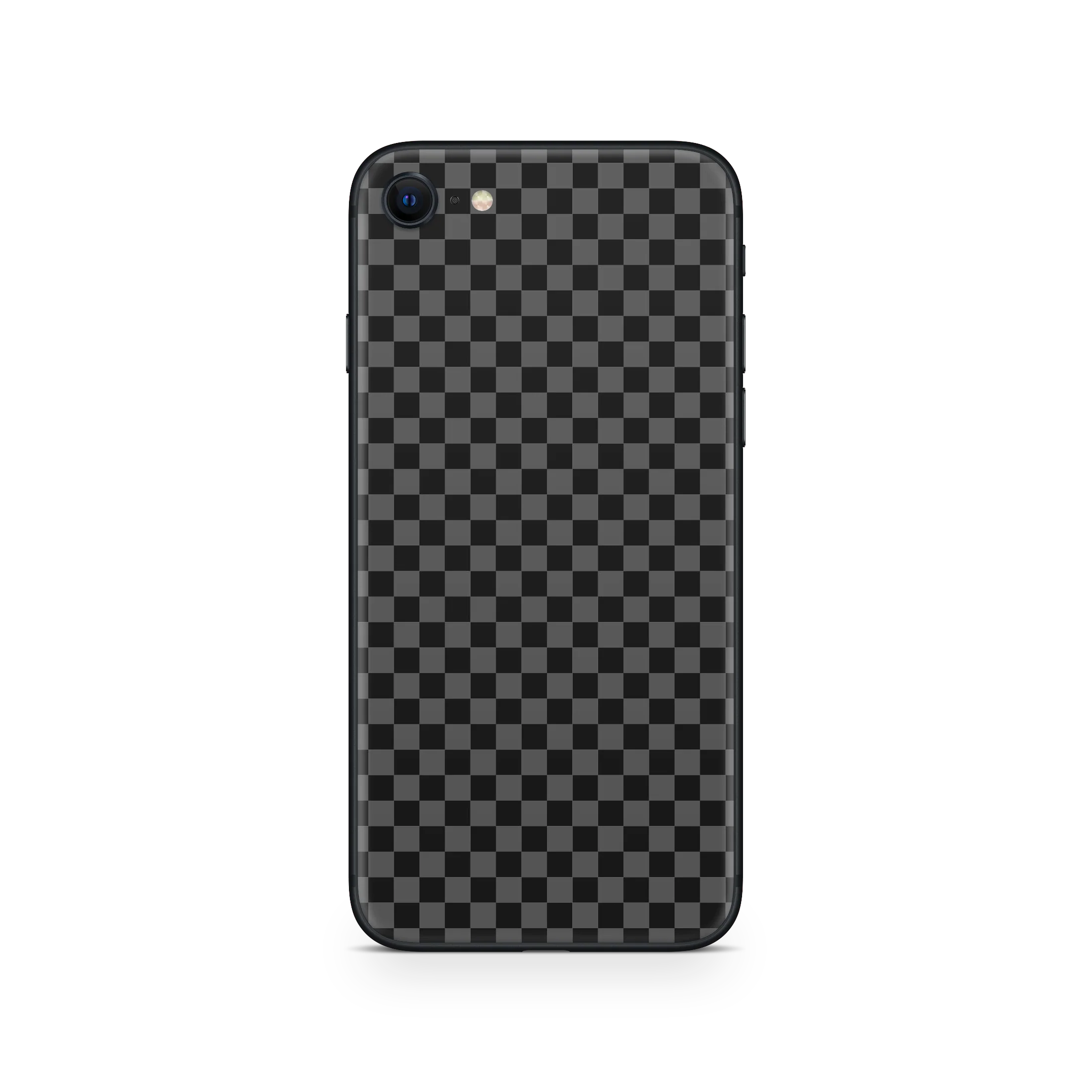 Apple iPhone Checkers black Skin - Image 7