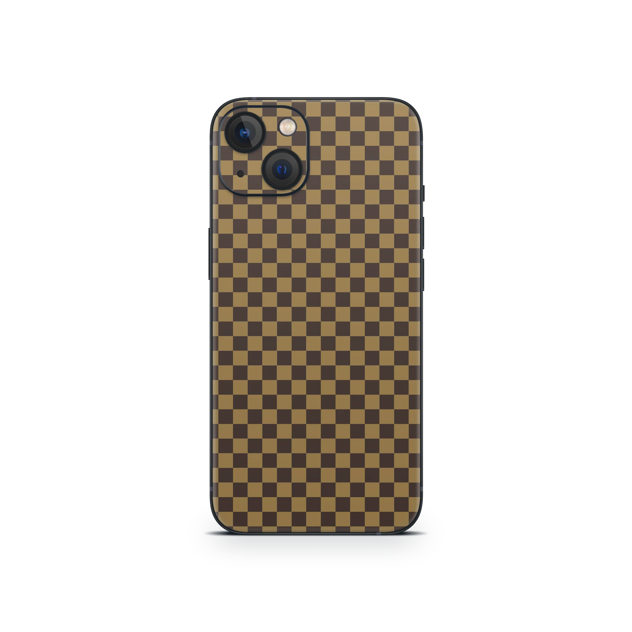 Apple iPhone Checkers brown Skin - Image 14