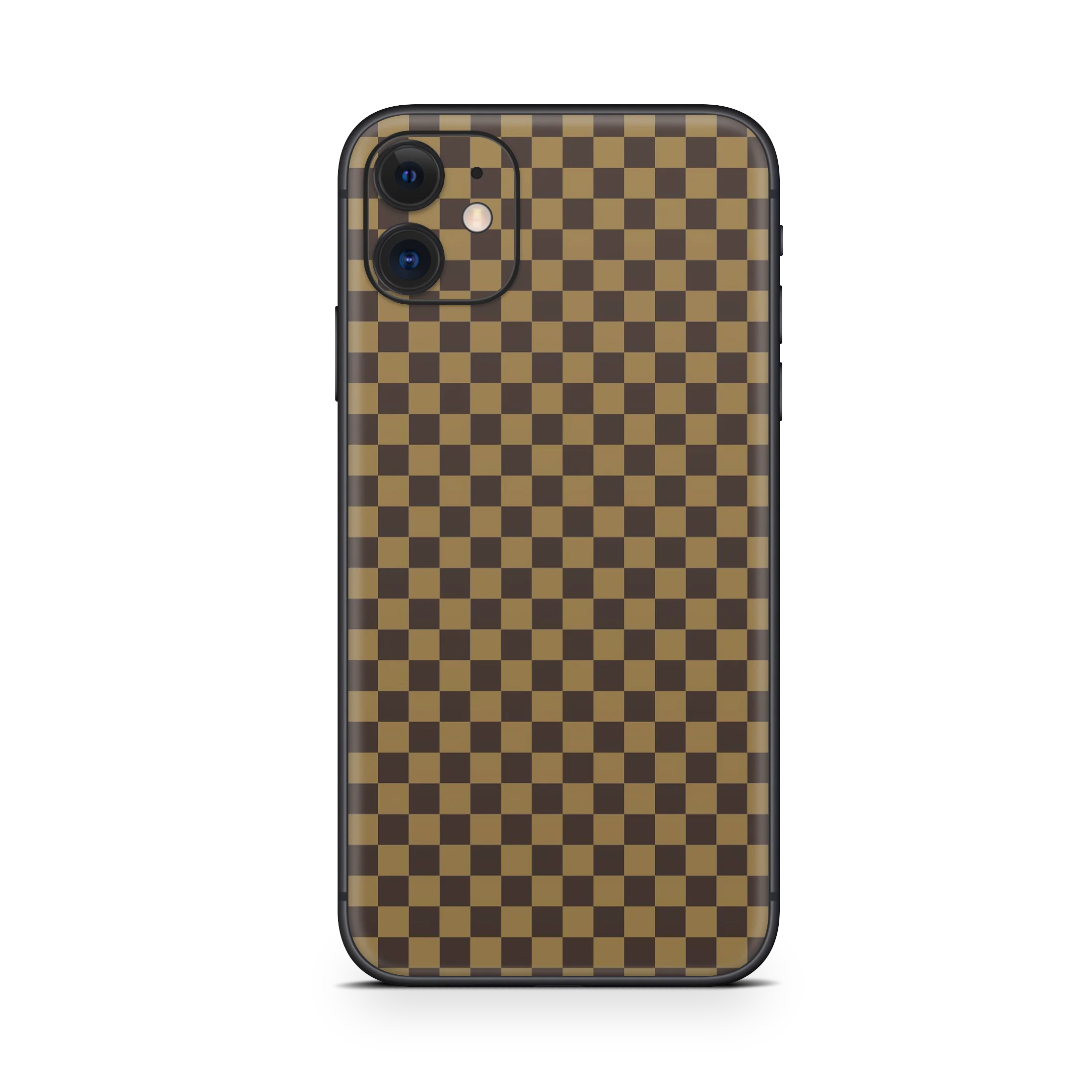 Apple iPhone Checkers brown Skin - Image 21