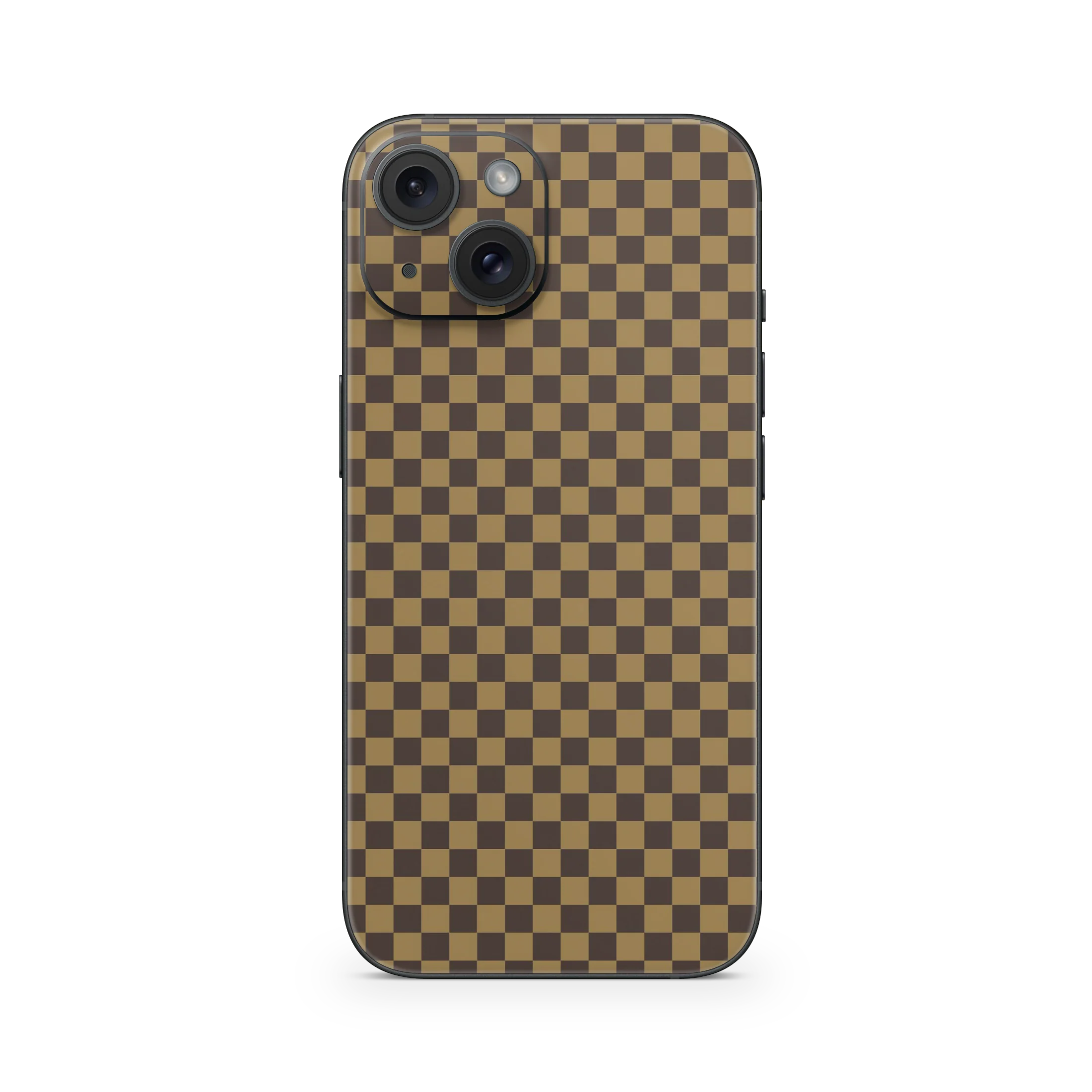 Apple iPhone Checkers brown Skin - Image 6