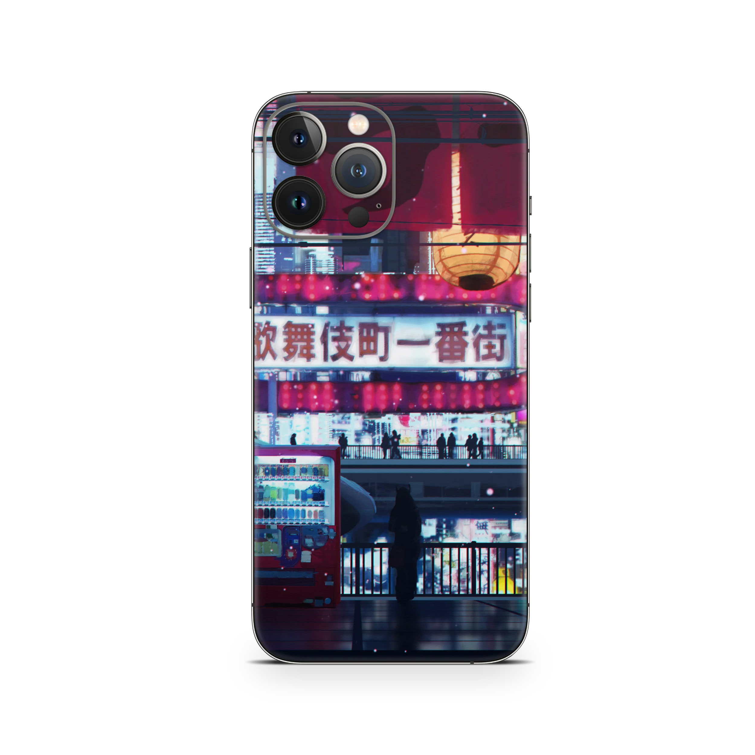 Apple iPhone Cyberpunk Streets Skin - Image 12