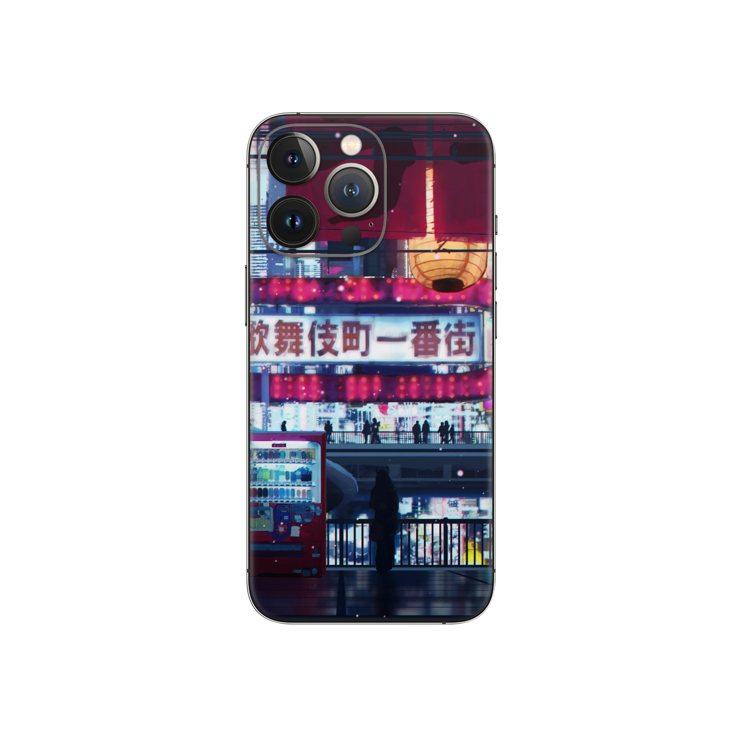 Apple iPhone Cyberpunk Streets Skin - Image 13