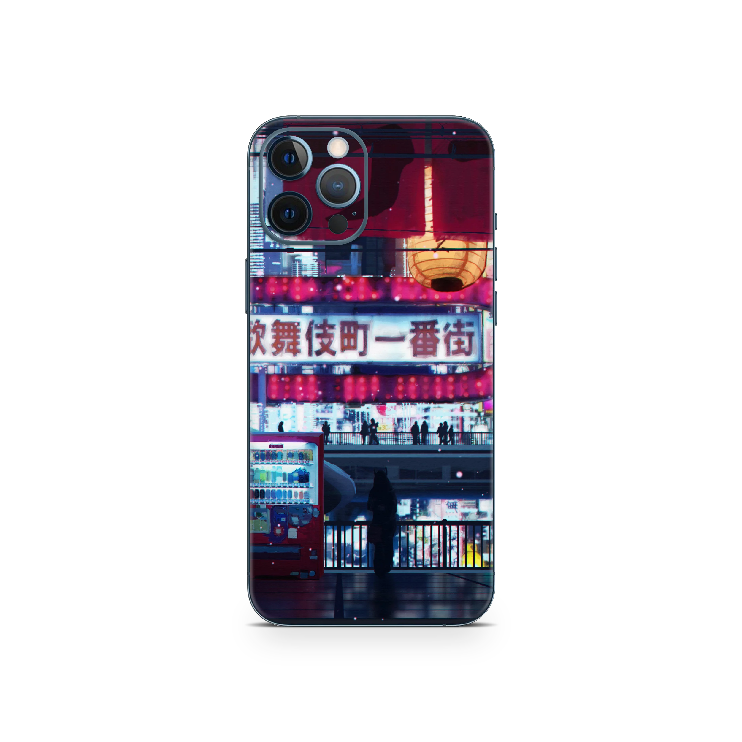 Apple iPhone Cyberpunk Streets Skin - Image 17