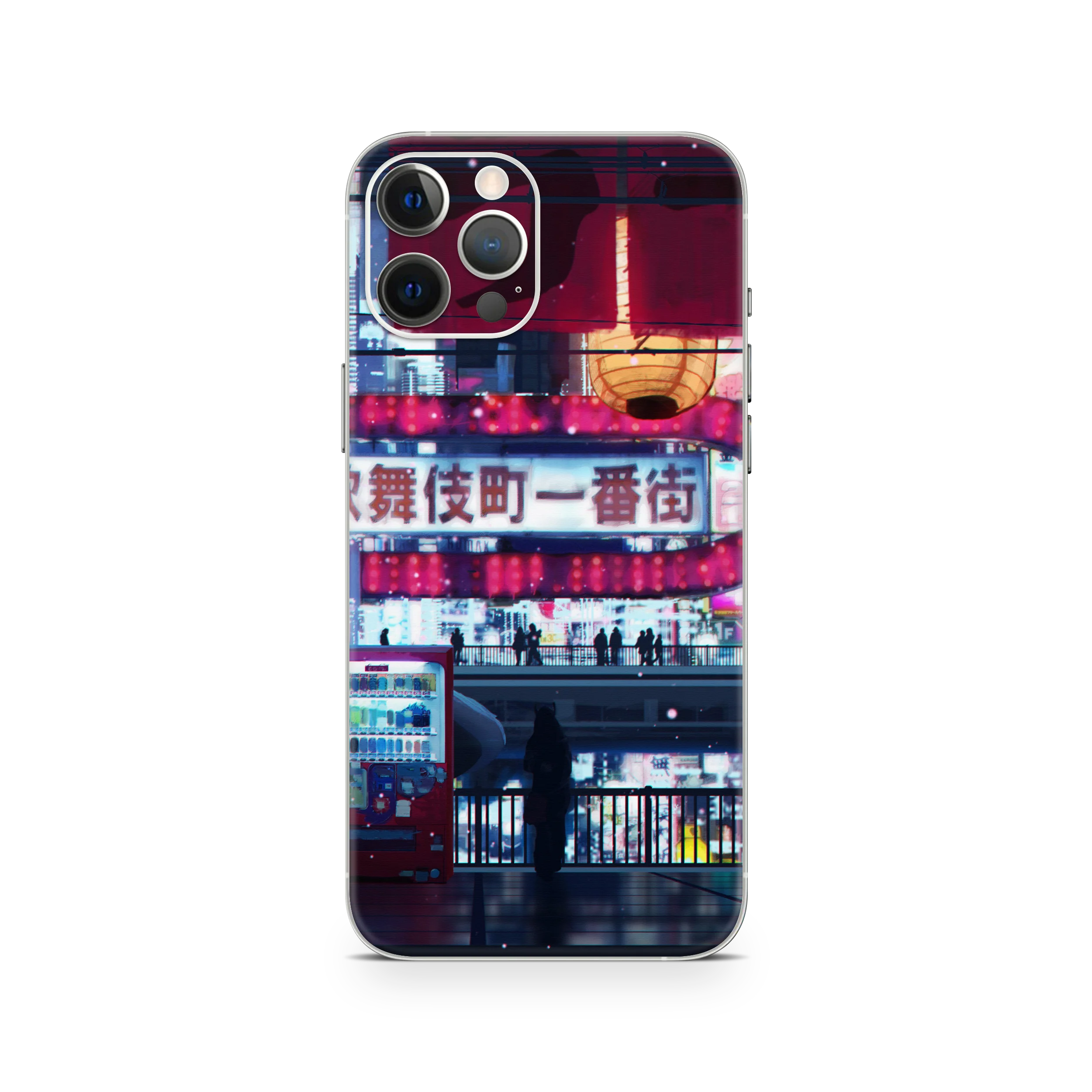 Apple iPhone Cyberpunk Streets Skin - Image 18