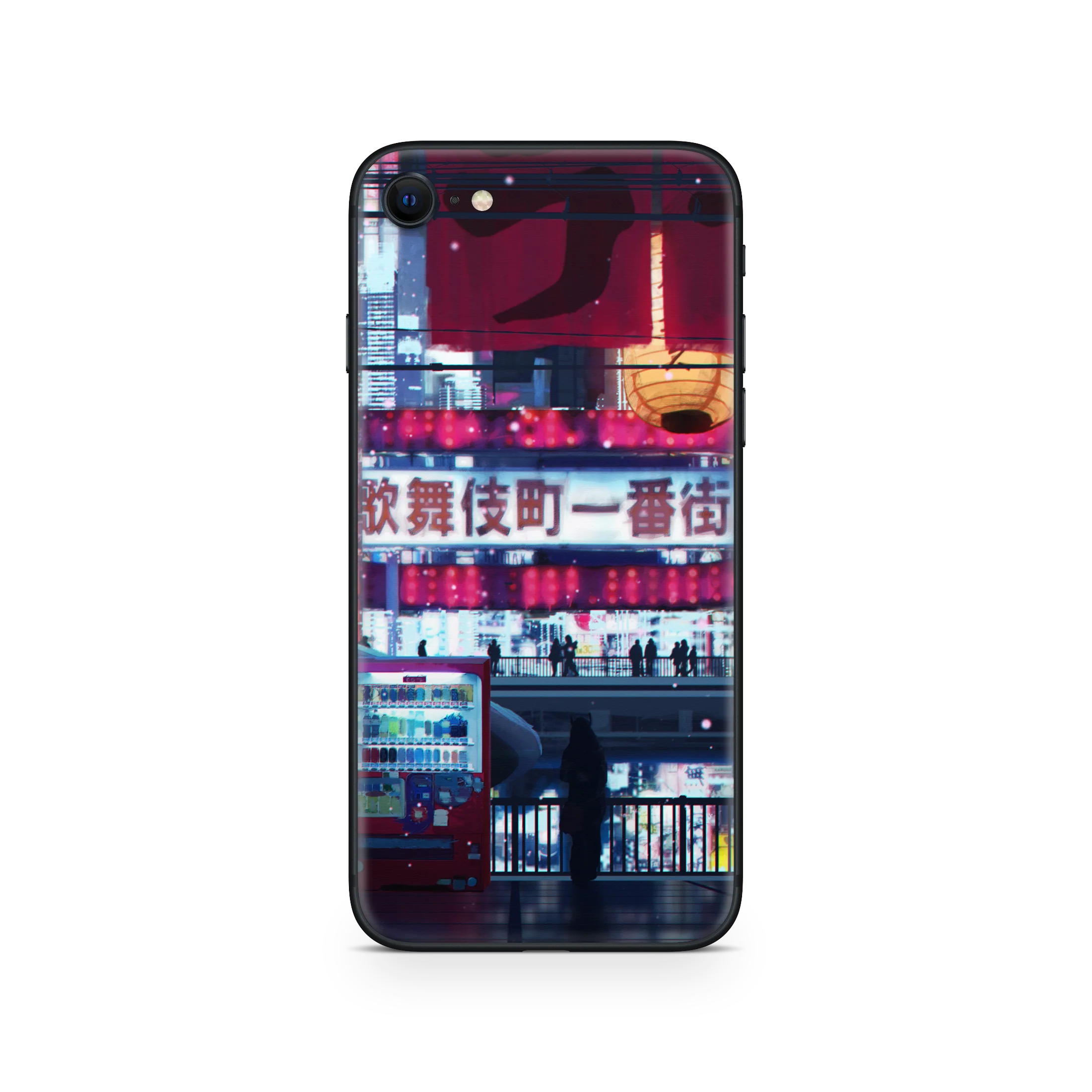 Apple iPhone Cyberpunk Streets Skin - Image 2
