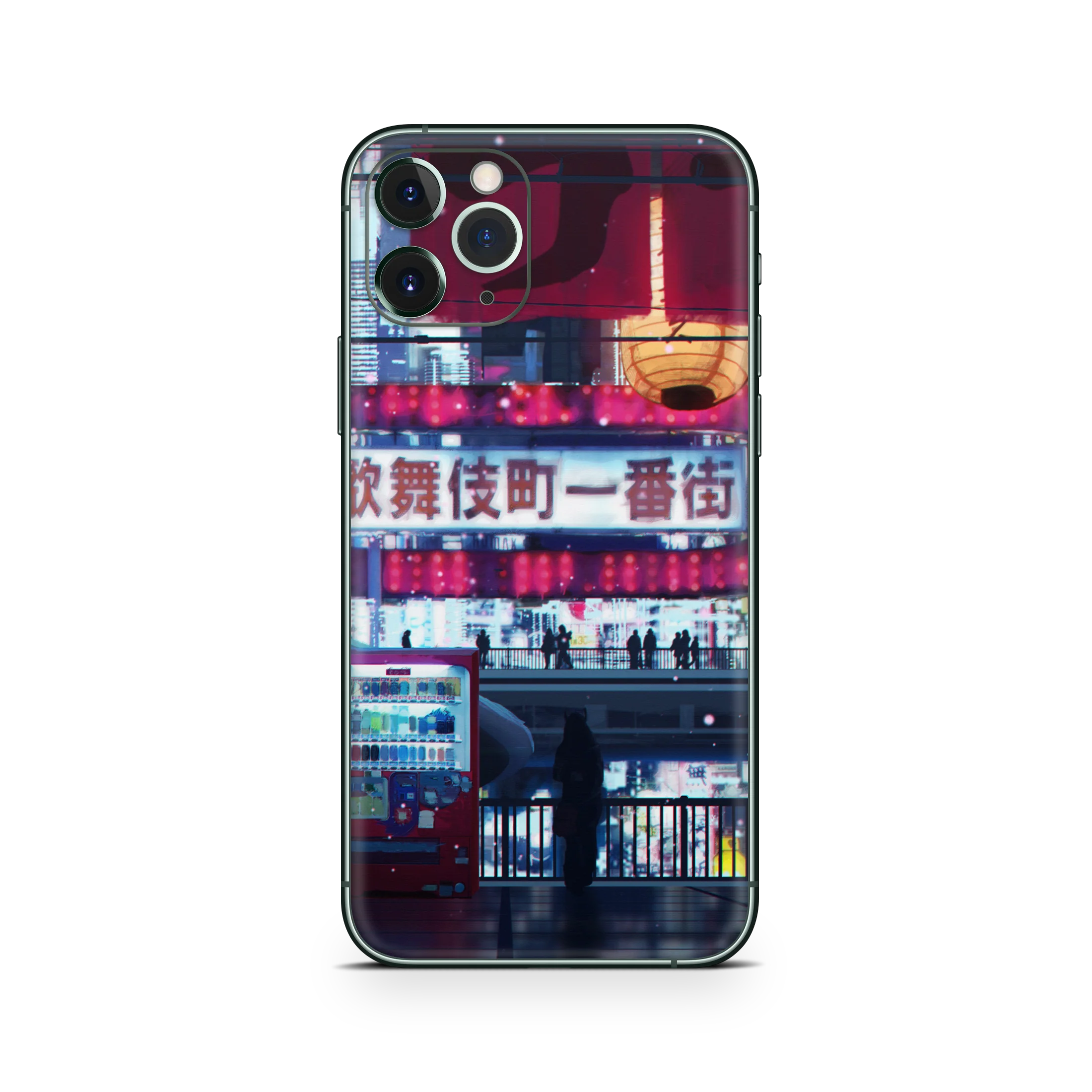 Apple iPhone Cyberpunk Streets Skin - Image 20
