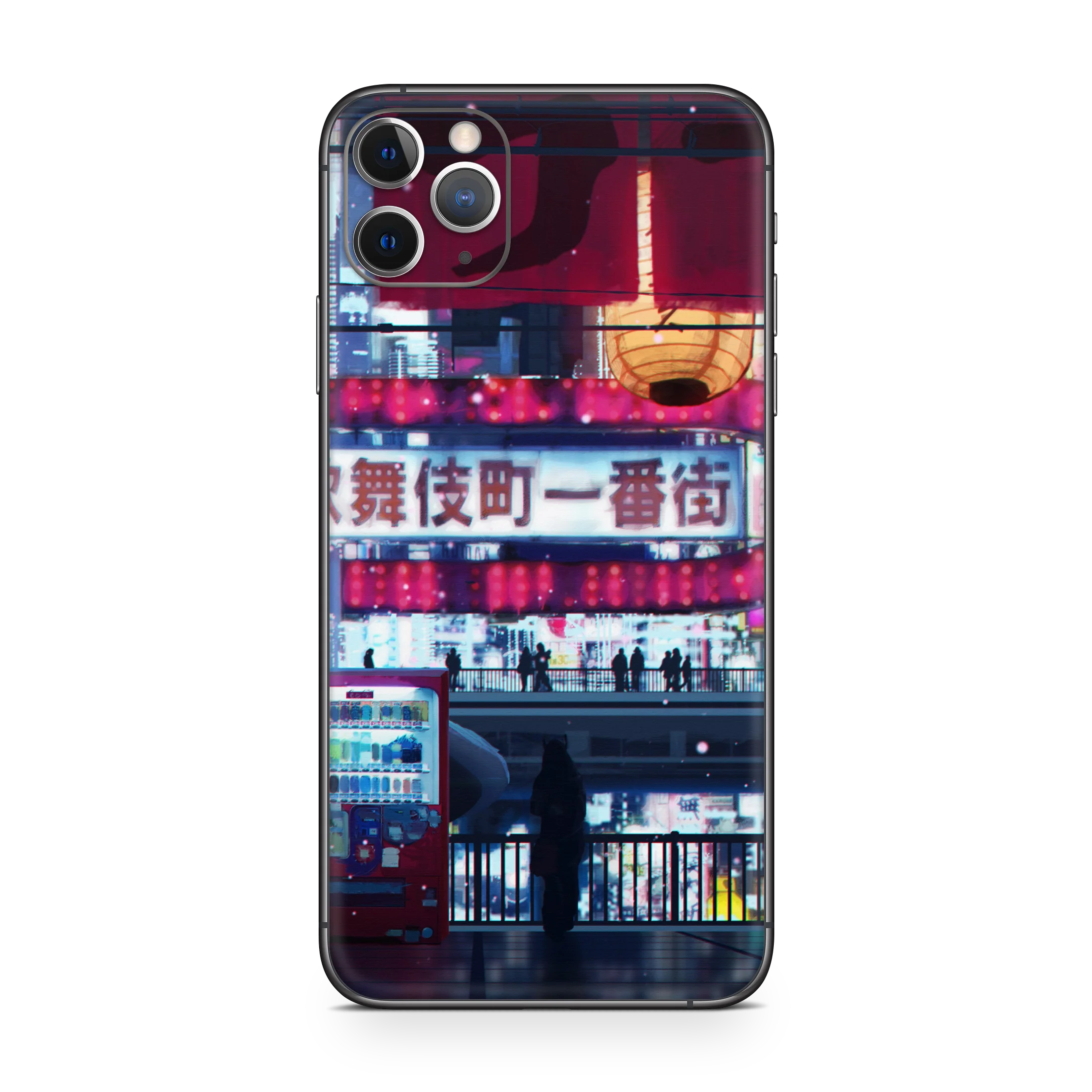 Apple iPhone Cyberpunk Streets Skin - Image 21