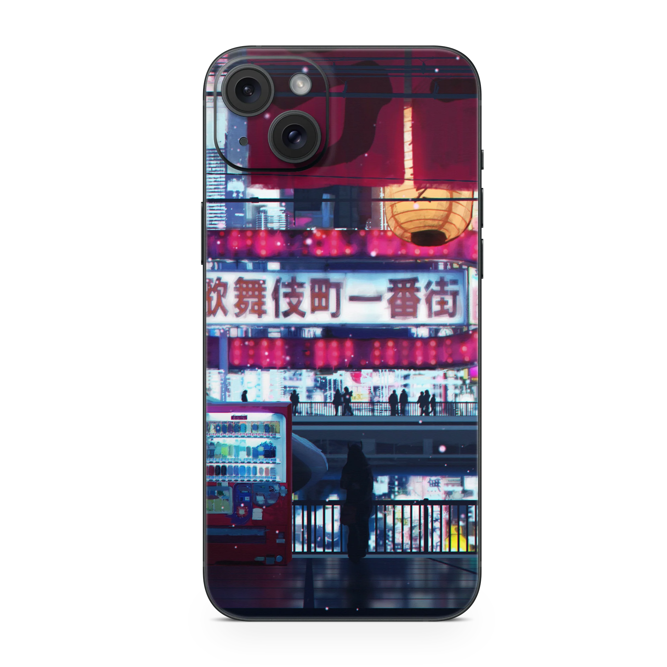 Apple iPhone Cyberpunk Streets Skin - Image 3