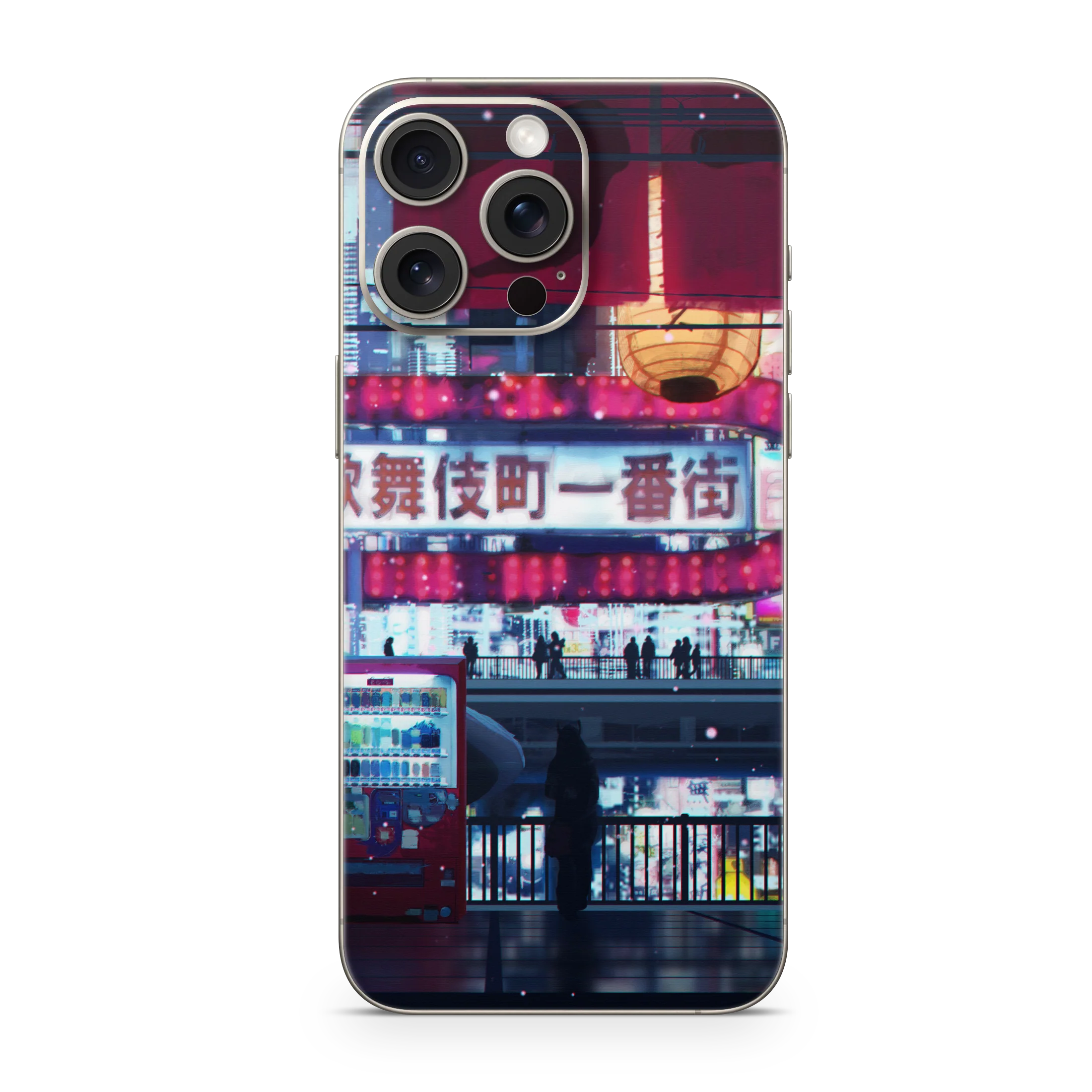 Apple iPhone Cyberpunk Streets Skin - Image 4