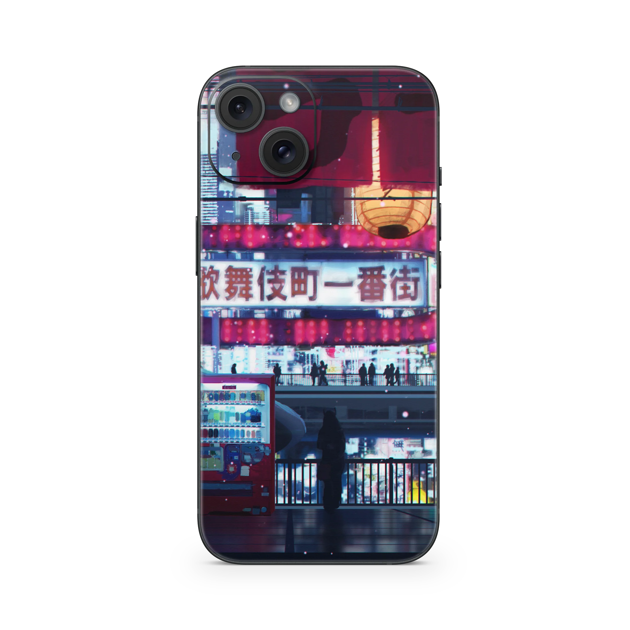 Apple iPhone Cyberpunk Streets Skin - Image 6