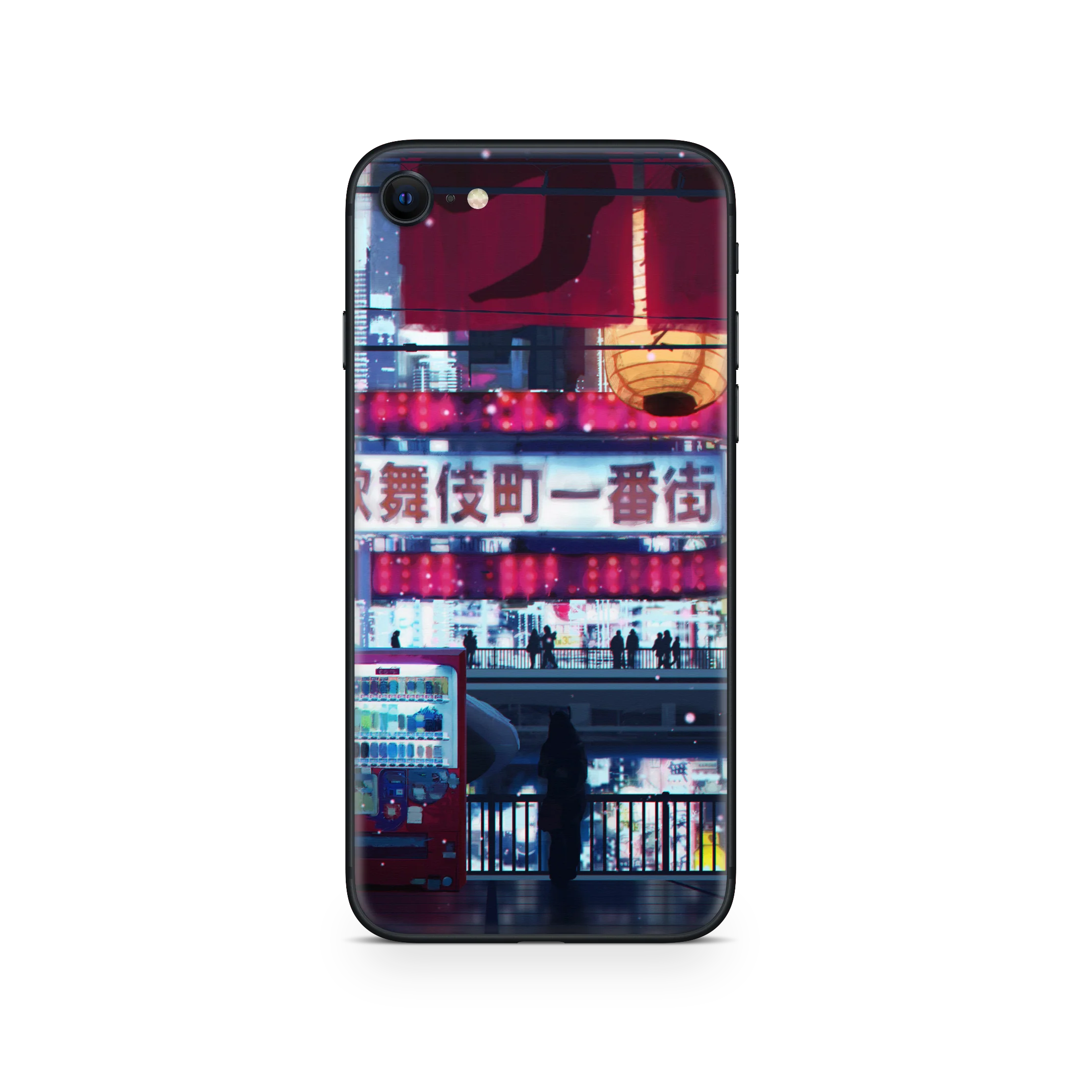 Apple iPhone Cyberpunk Streets Skin - Image 7