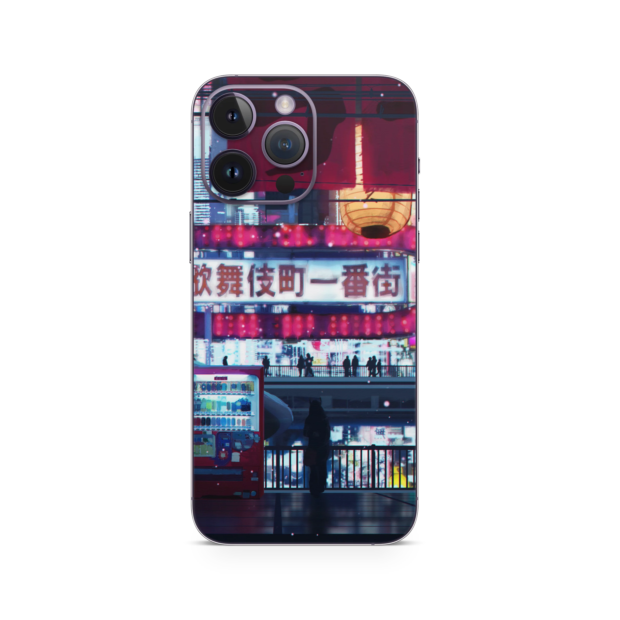 Apple iPhone Cyberpunk Streets Skin - Image 8