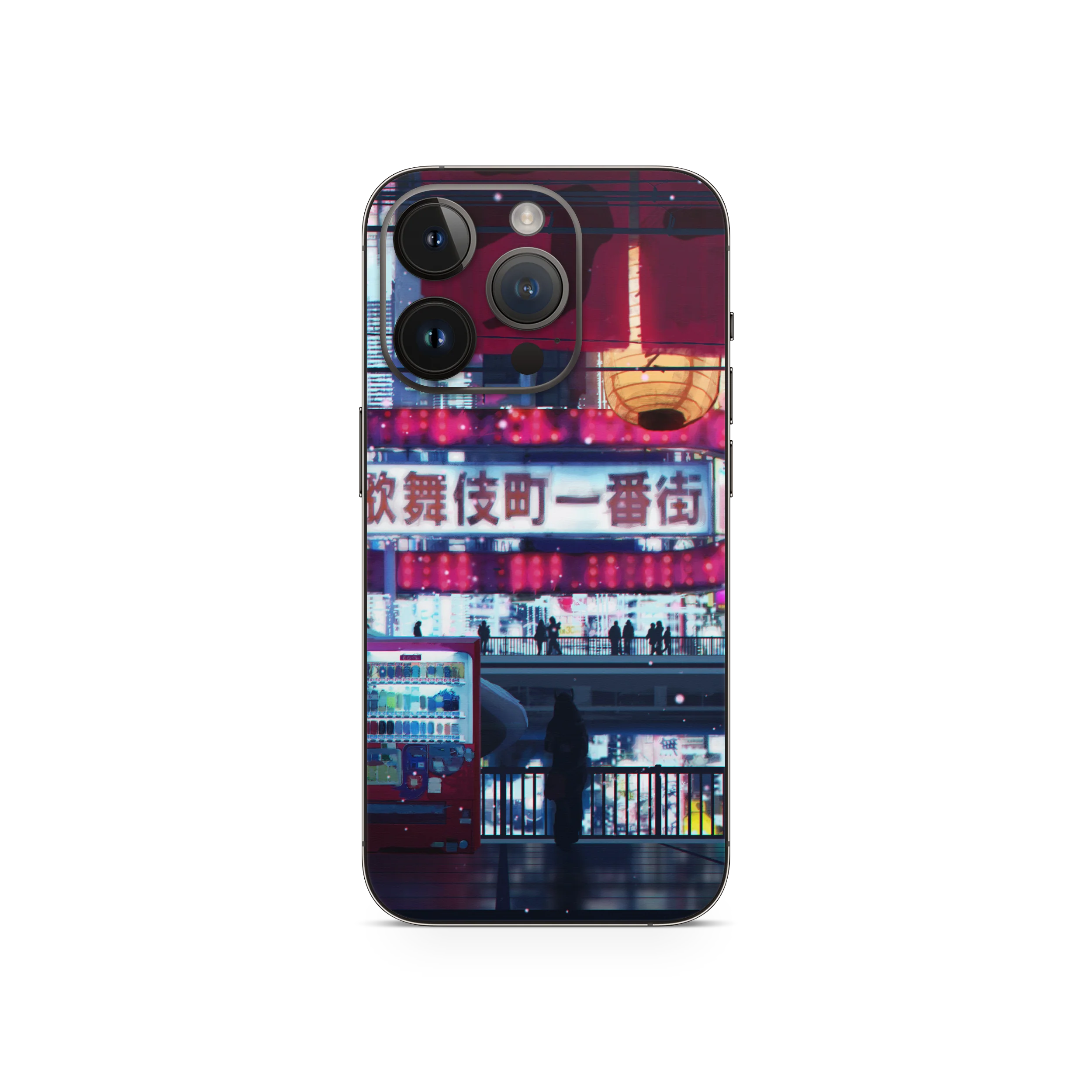 Apple iPhone Cyberpunk Streets Skin - Image 9
