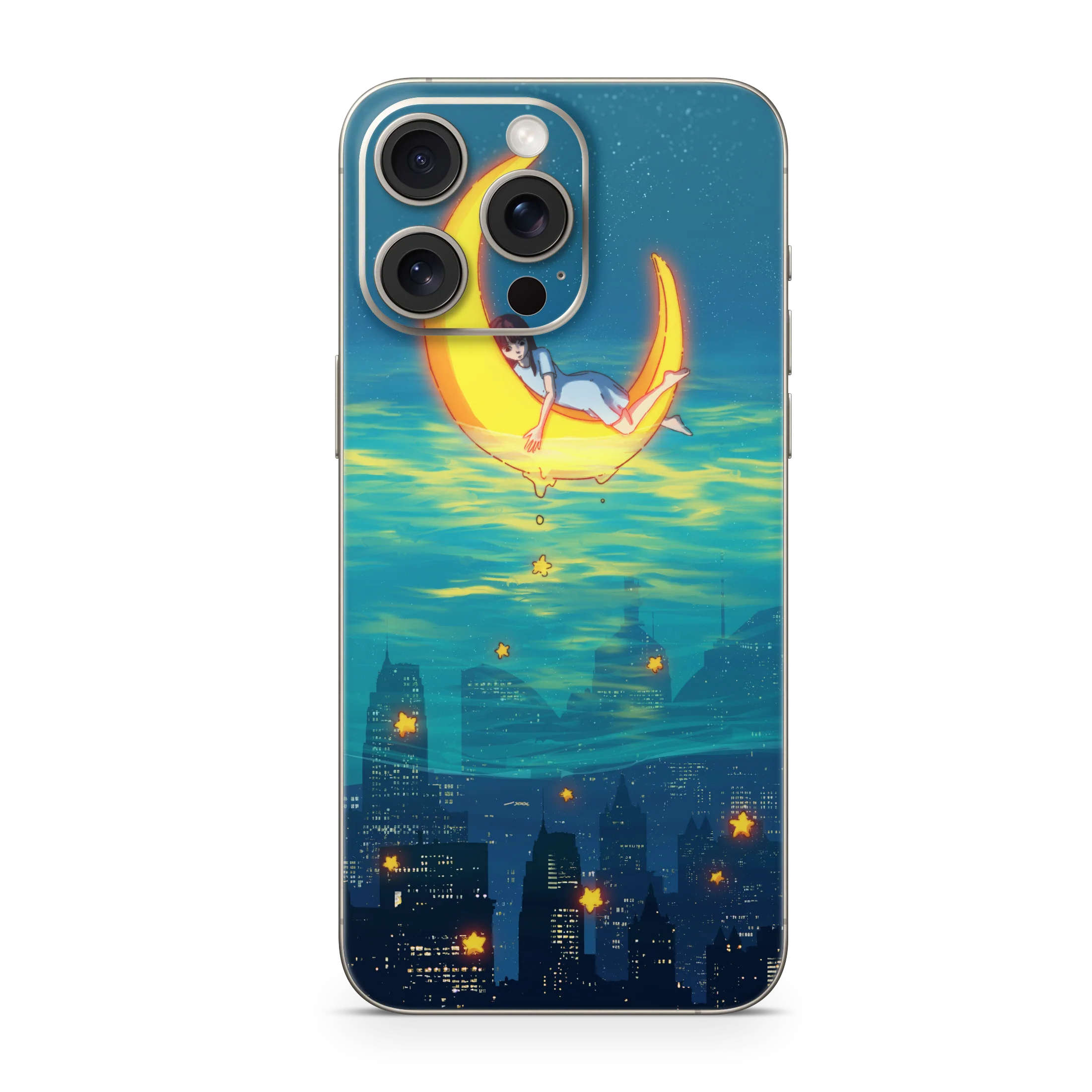 Apple iPhone Girl on the Moon Skin - Image 4