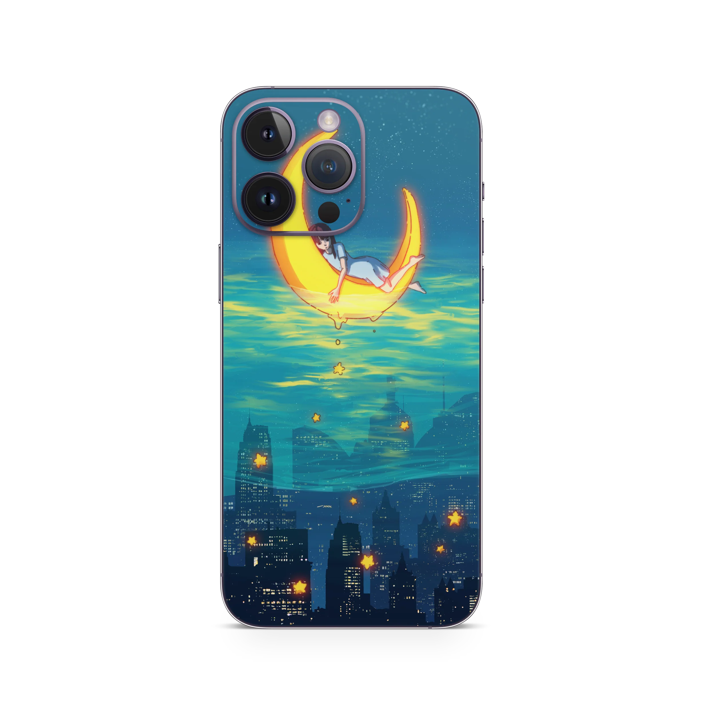 Apple iPhone Girl on the Moon Skin - Image 8