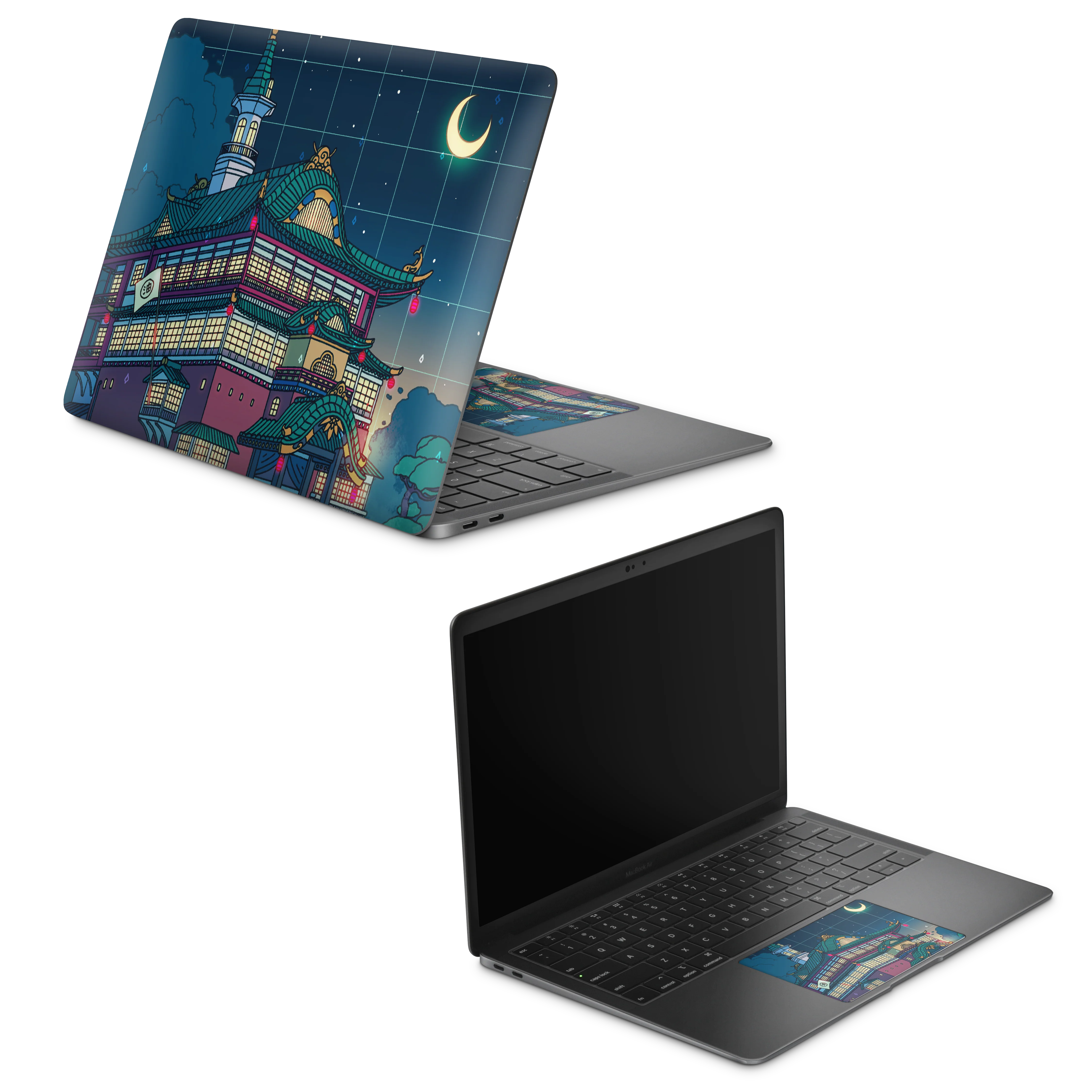 Apple MacBook Bathhouse Night Skin - Image 2