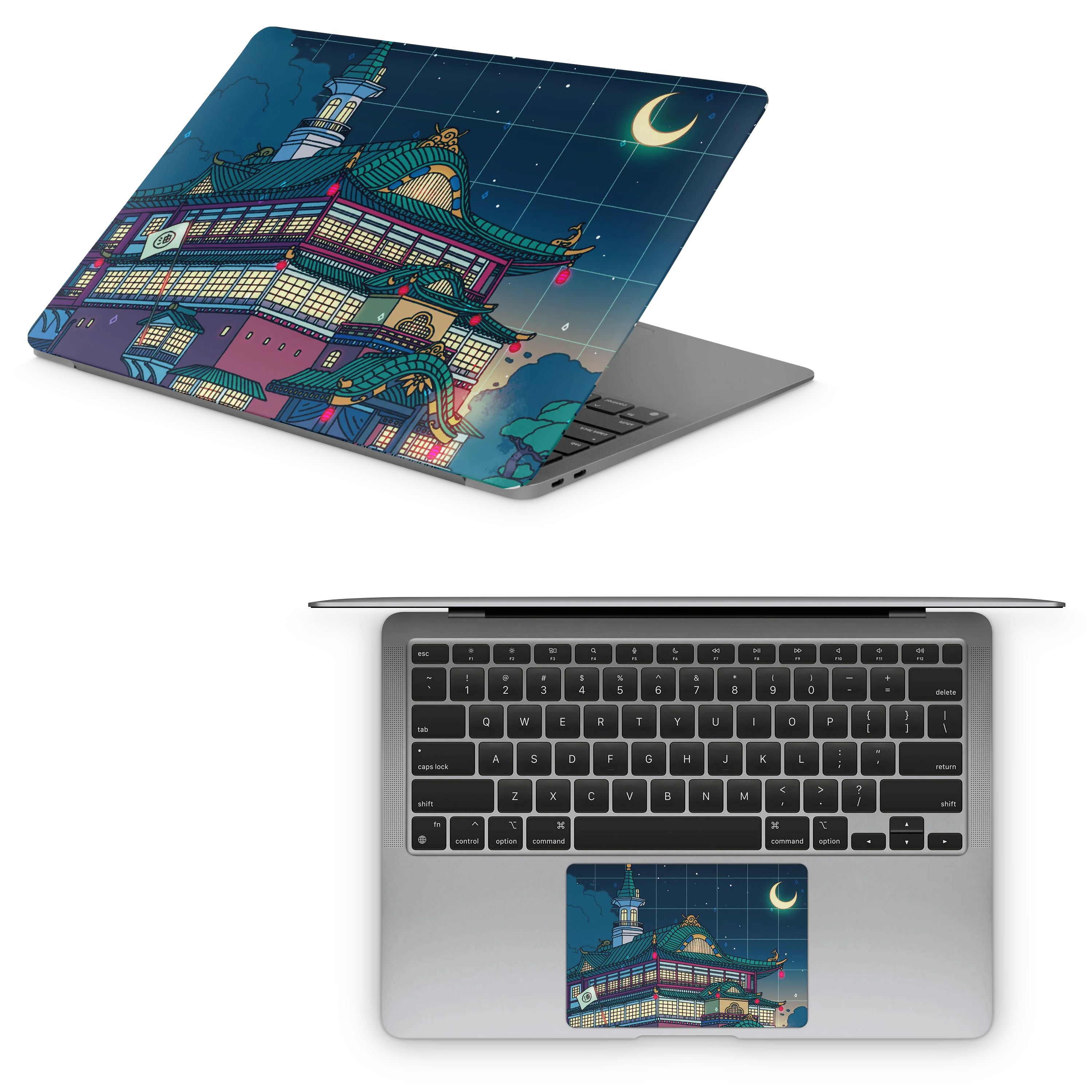 Apple MacBook Bathhouse Night Skin - Image 3