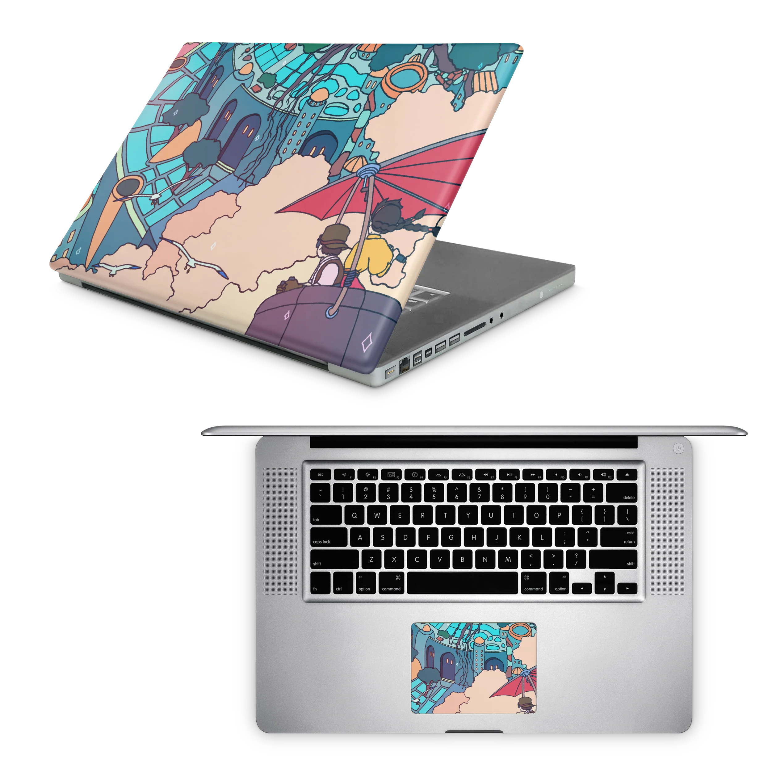 Apple MacBook Castle in the Sky Skin - Image 10