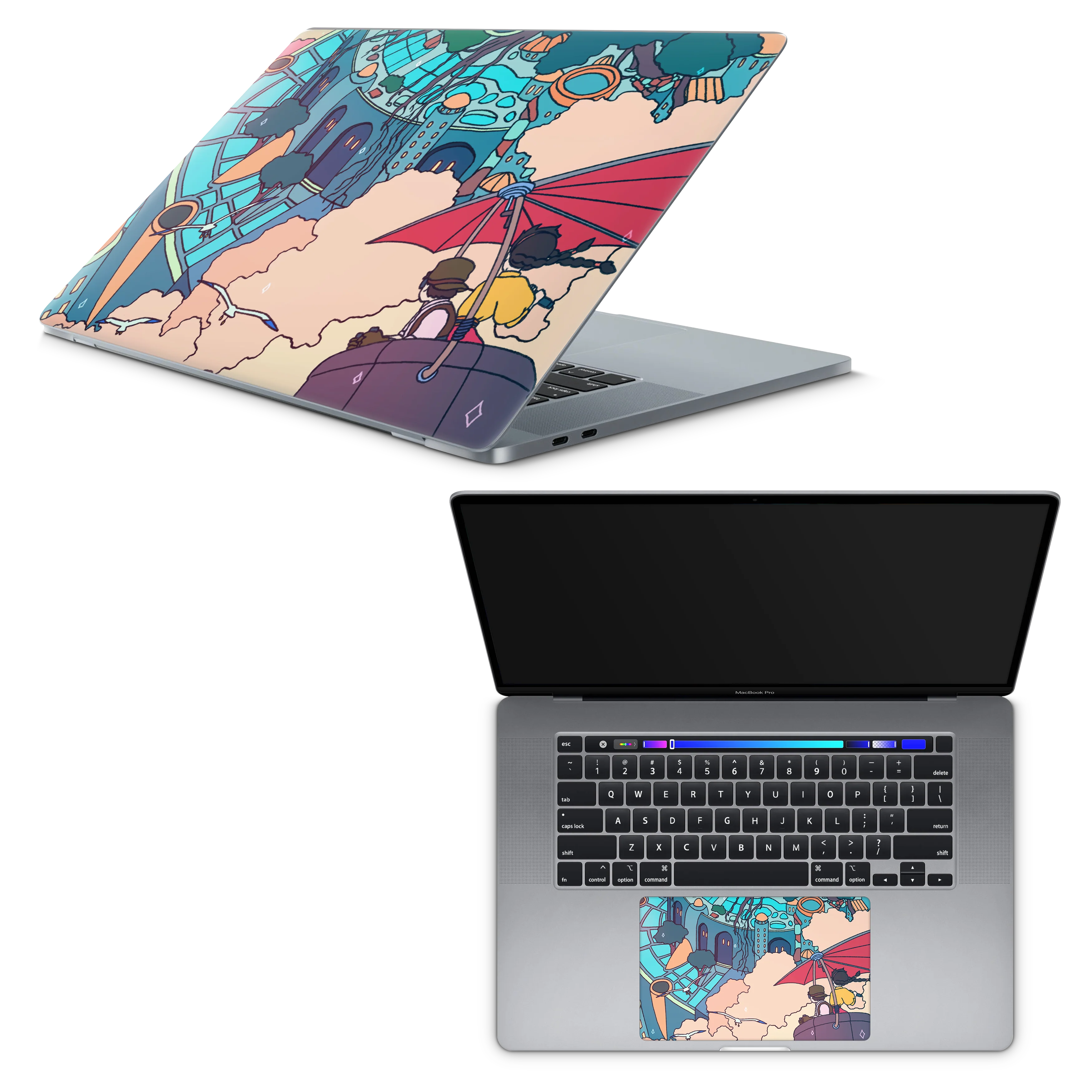 Apple MacBook Castle in the Sky Skin - Image 11